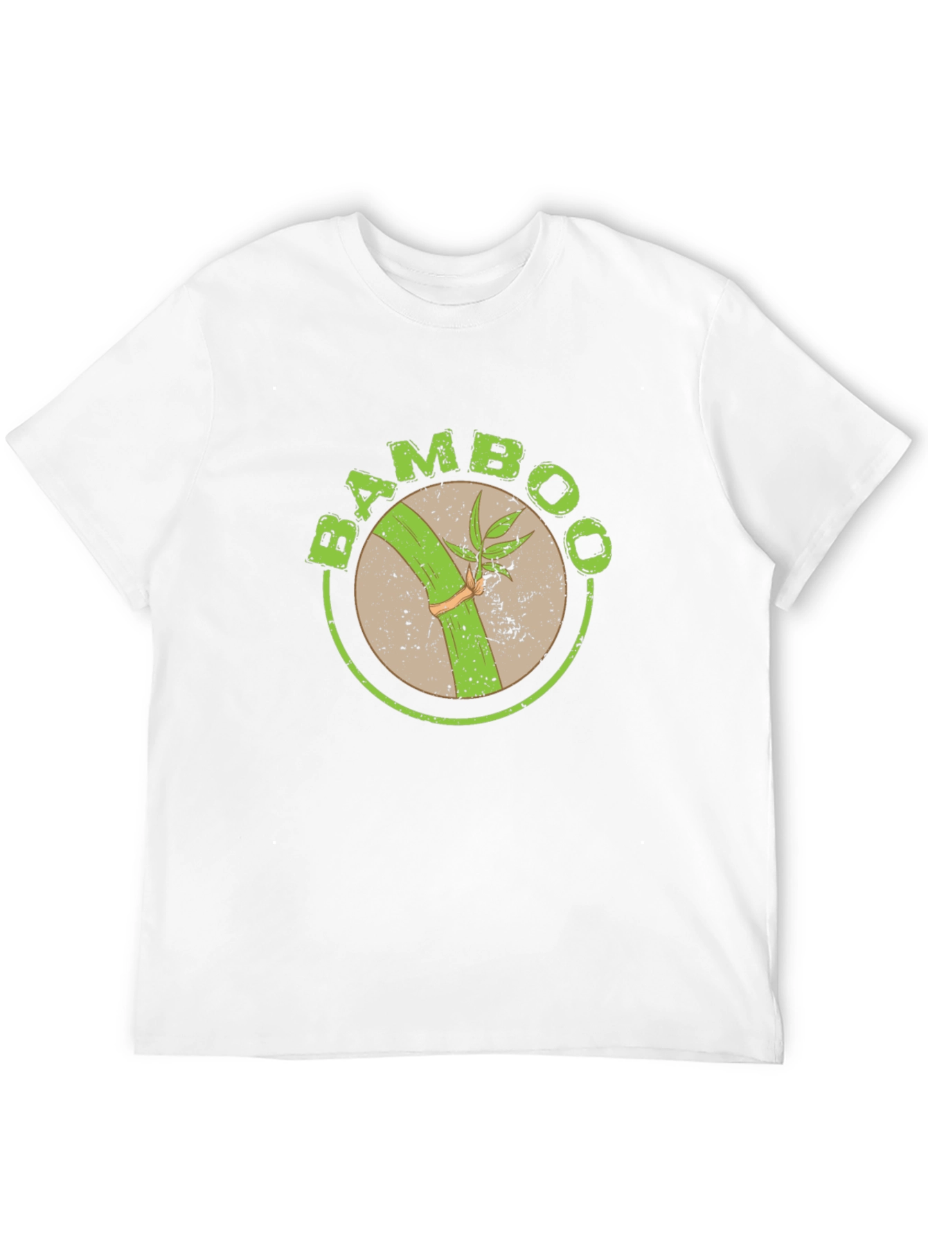 Bamboo Graphic T-Shirt - Organic Style Black Tee