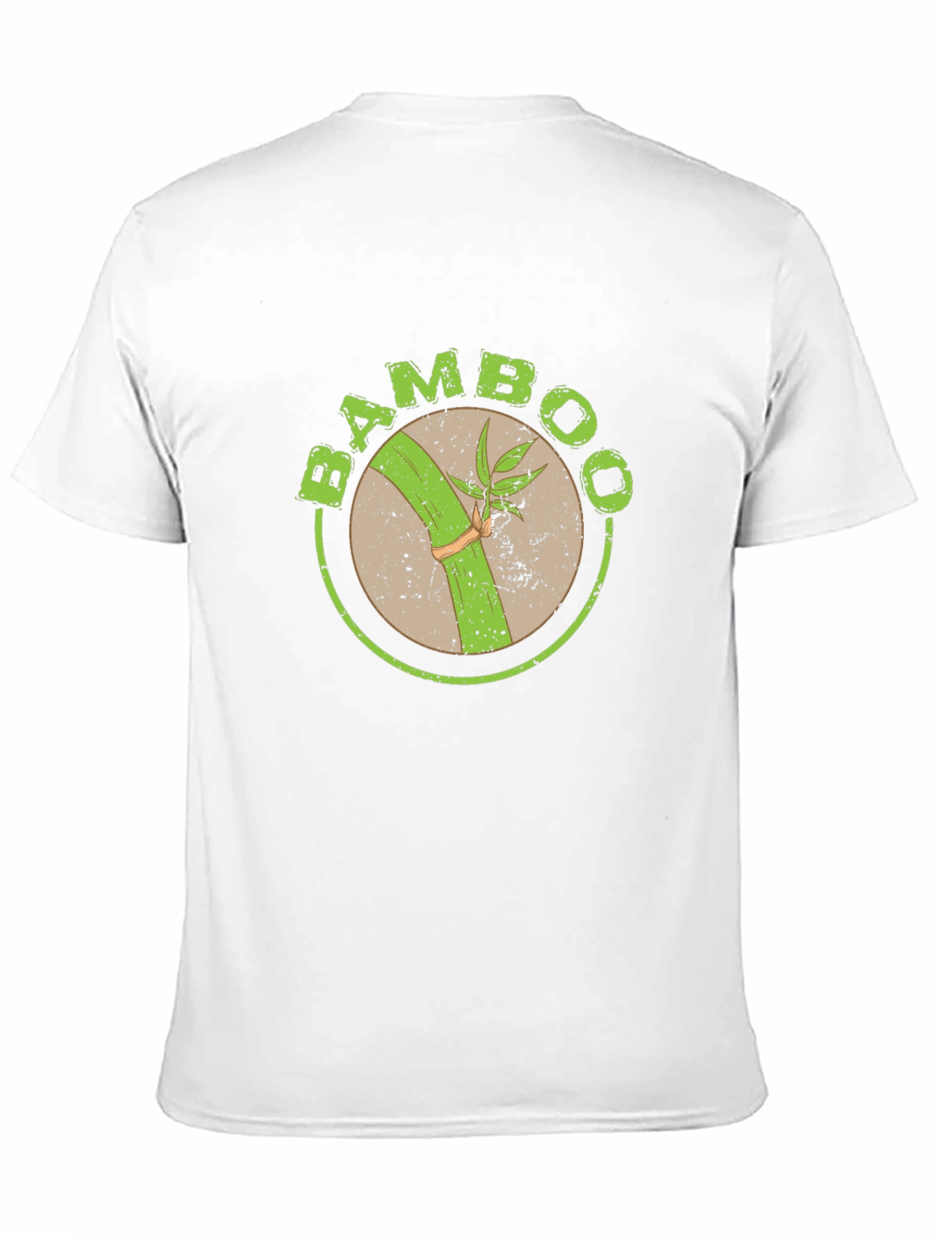 Bamboo Graphic T-Shirt - Organic Style Black Tee