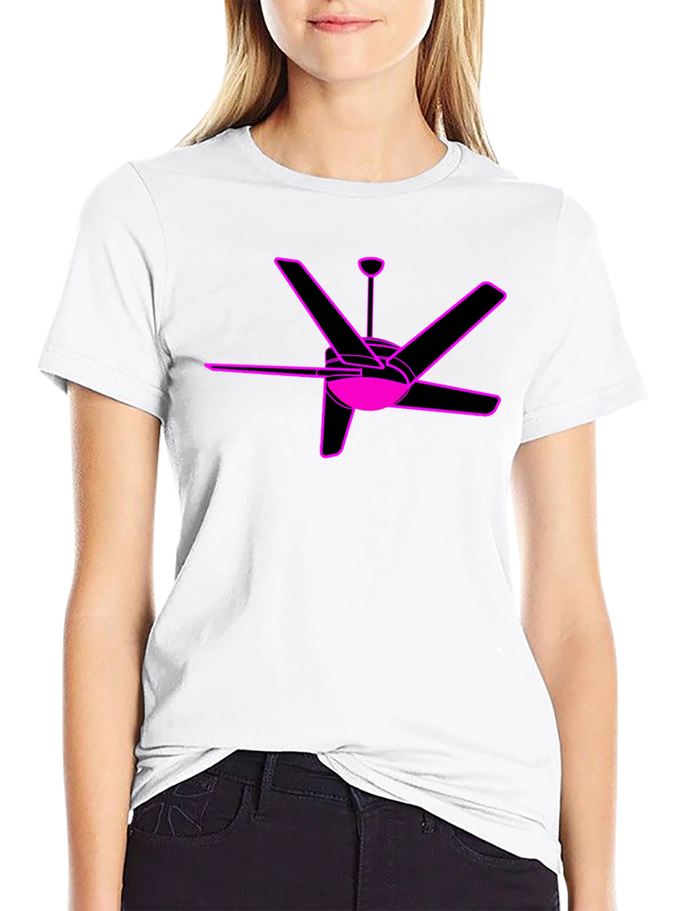 Ceiling Fan Graphic Tee - Modern Style