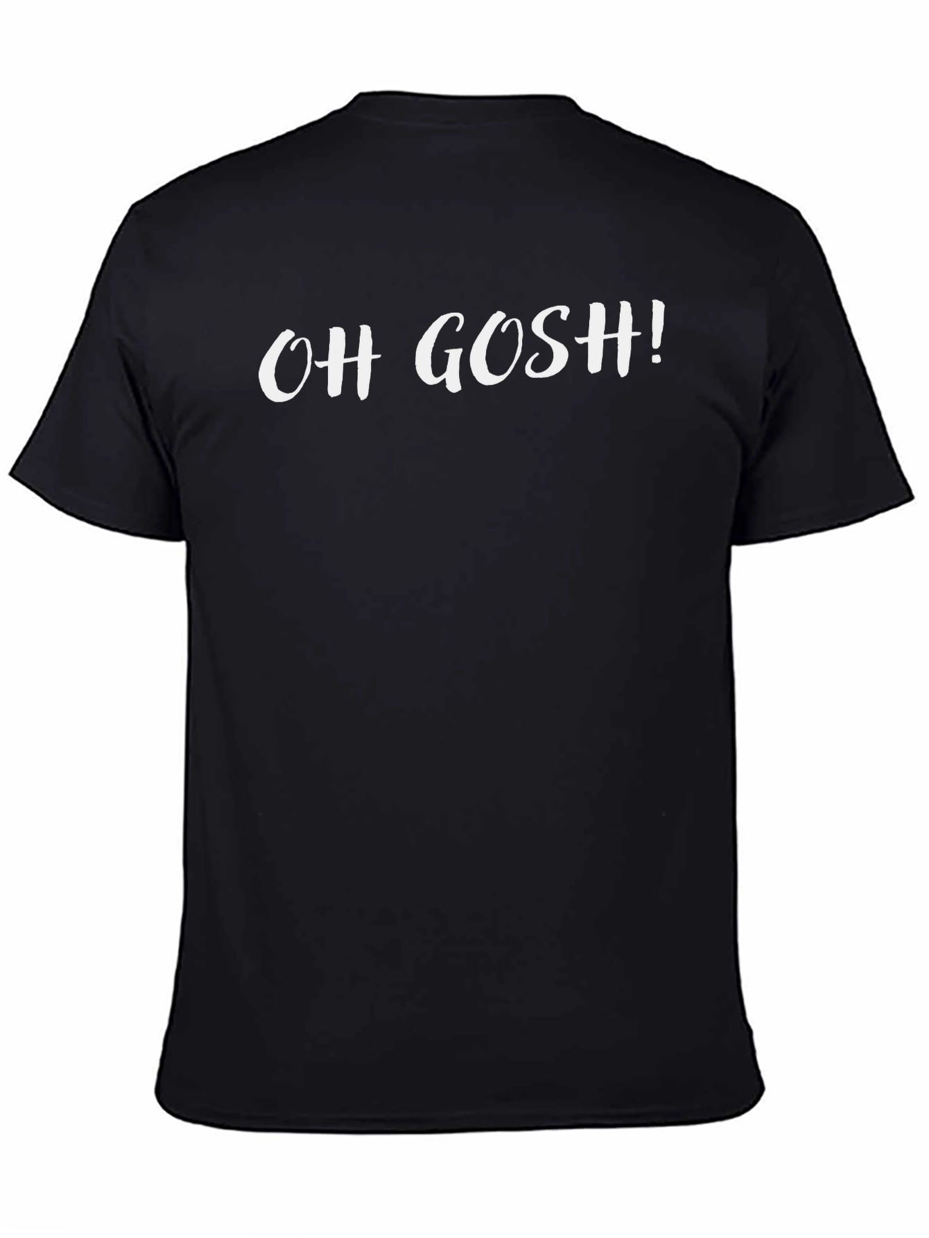 Oh Gosh! Graphic Black T-Shirt - Casual Style