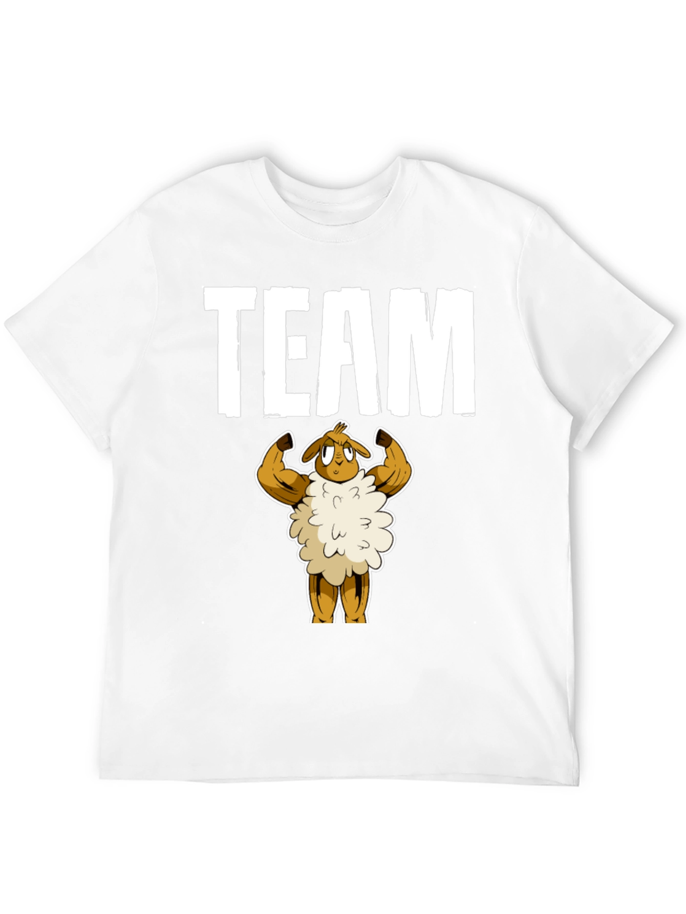 Team Buff Sheep Graphic T-Shirt - Black