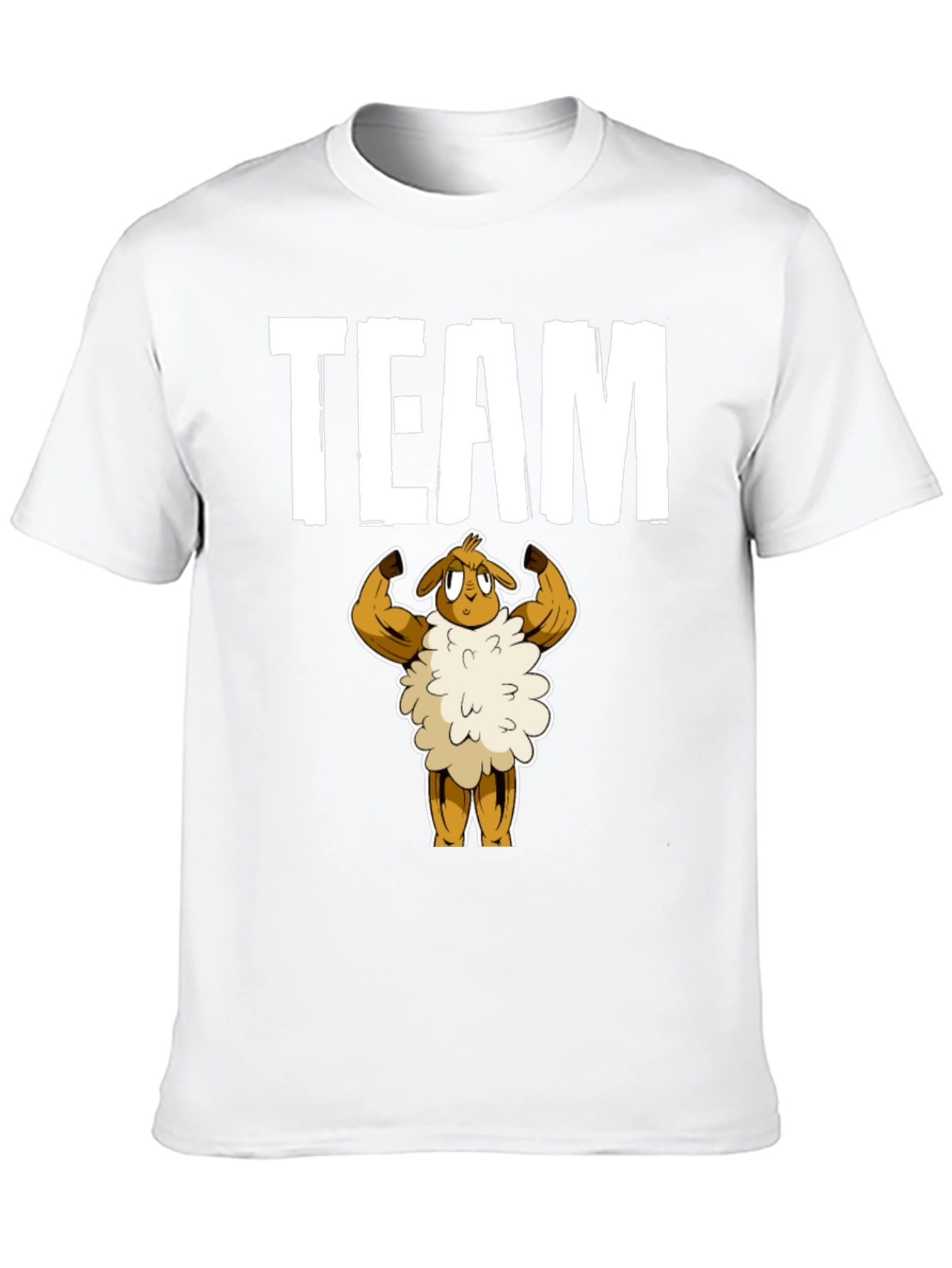 Team Buff Sheep Graphic T-Shirt - Black