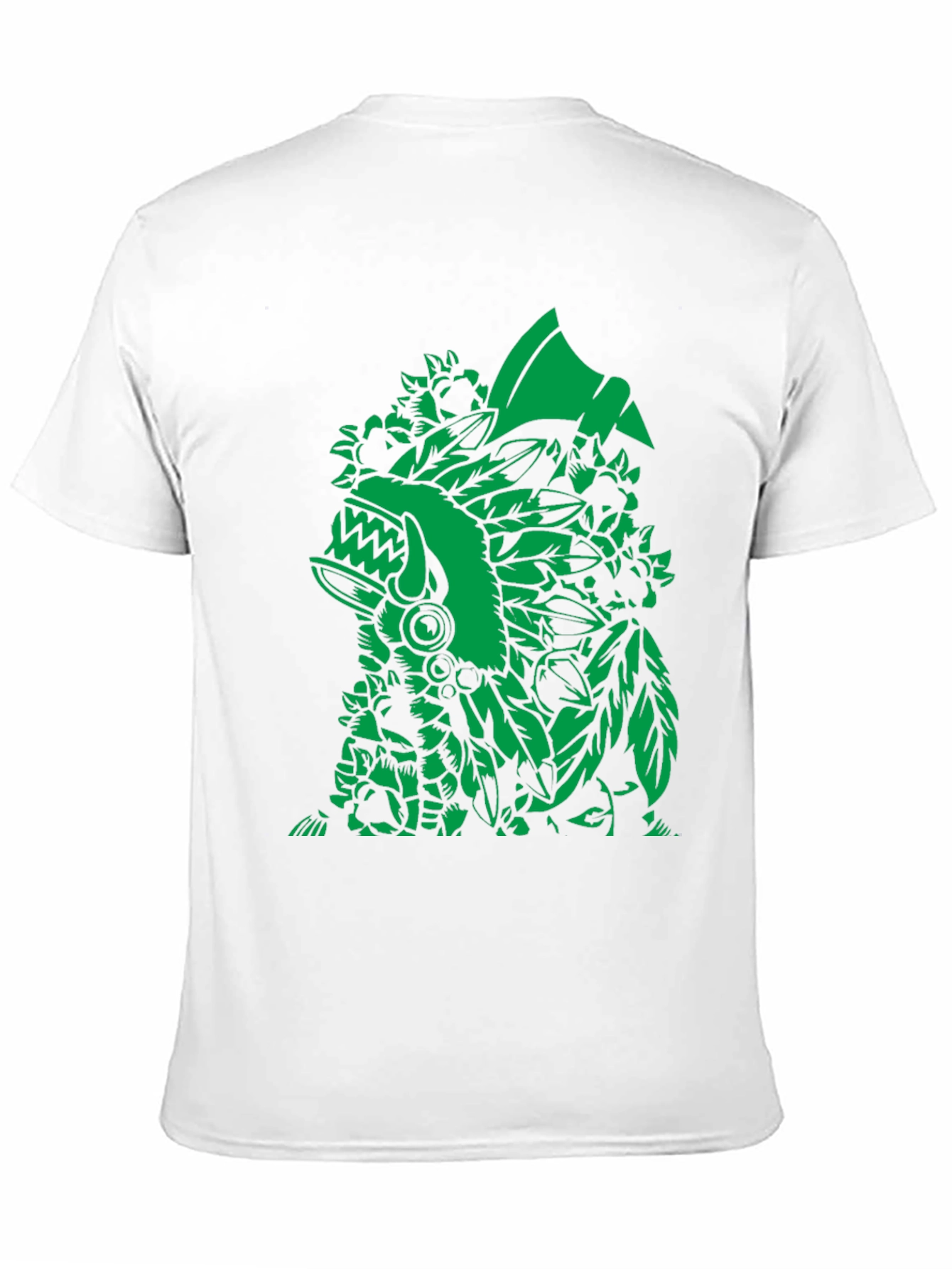 Aztec Warrior Graphic Black T-Shirt