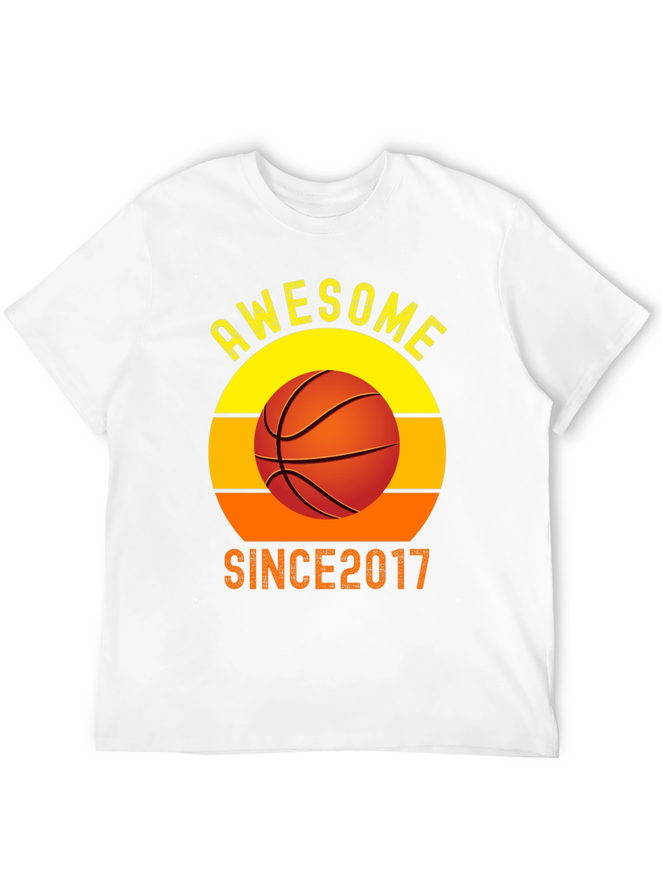 Awesome Since 2017 Basketball T-Shirt
