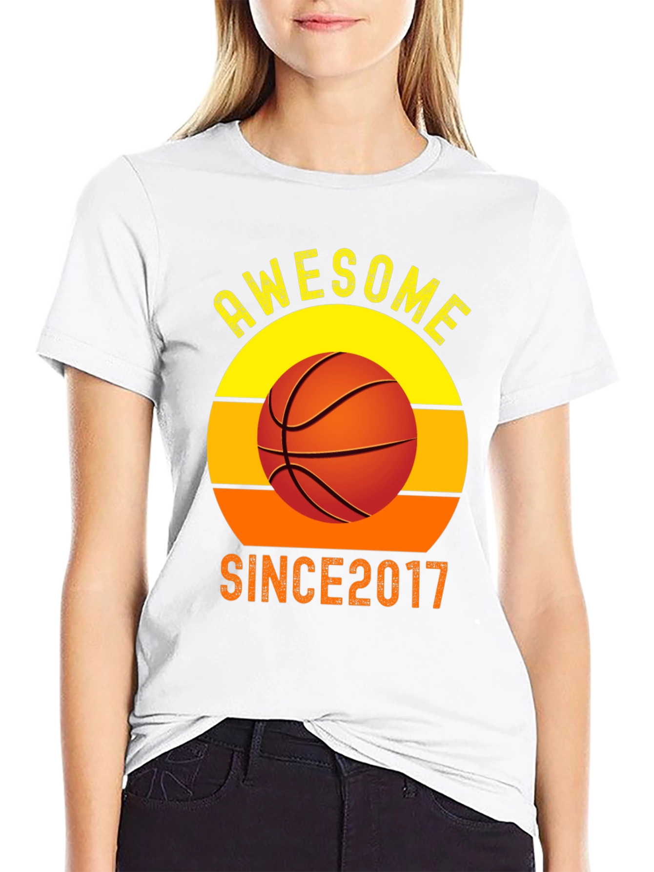 Awesome Since 2017 Basketball T-Shirt