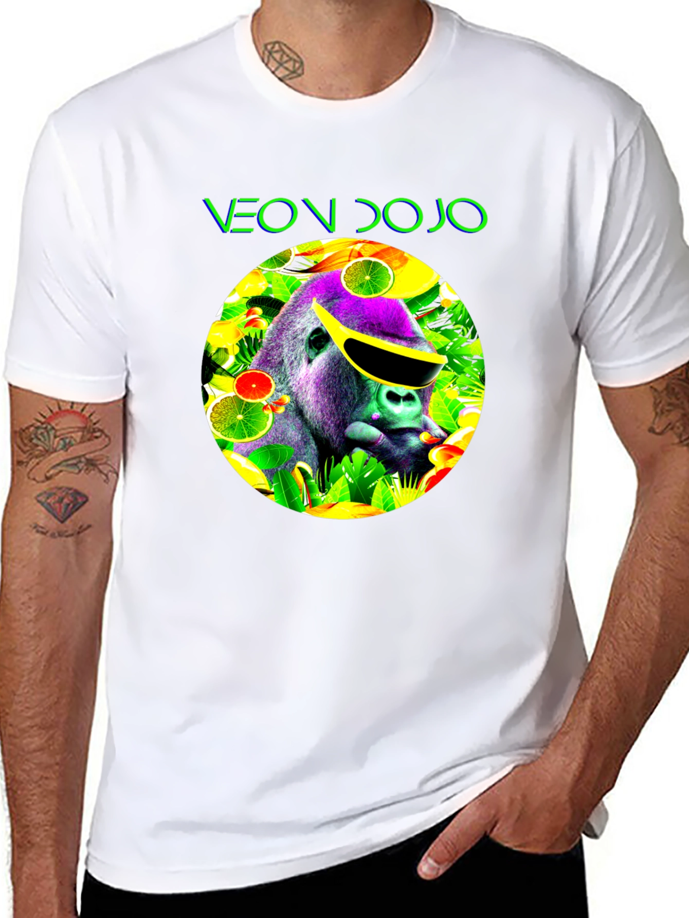 Neon Dojo Gorilla Graphic T-Shirt