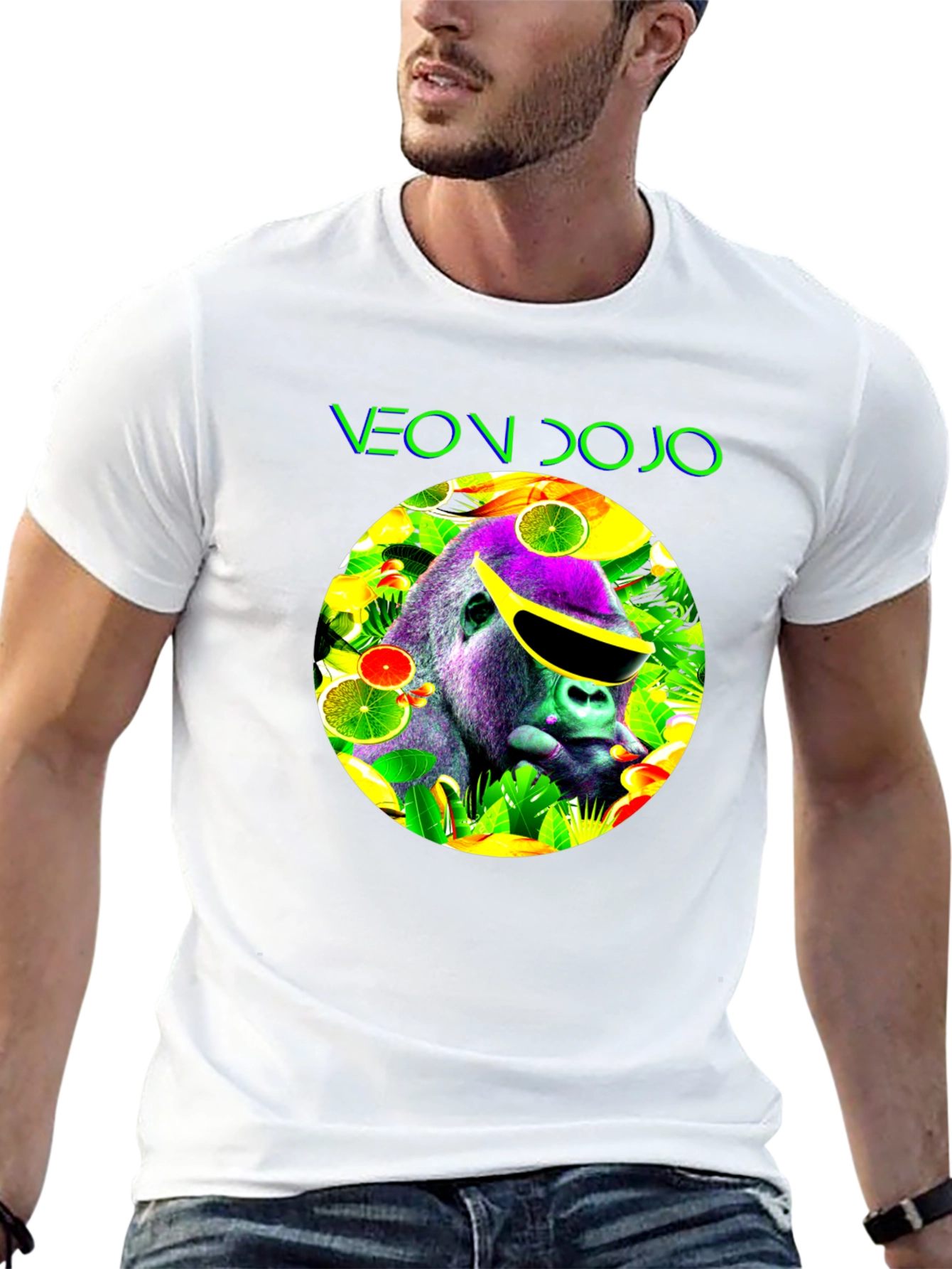 Neon Dojo Gorilla Graphic T-Shirt