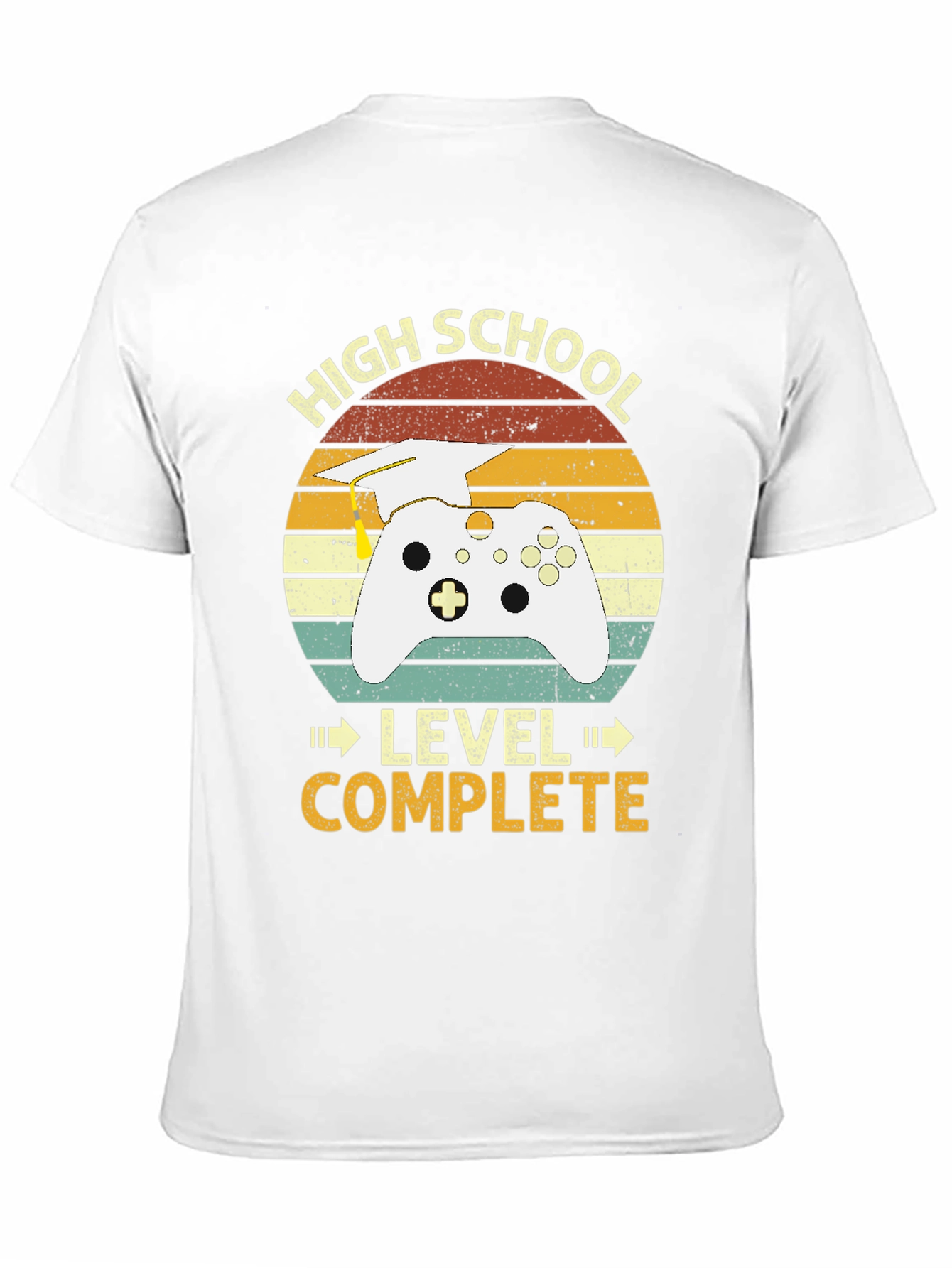 High School Graduation Gamer T-Shirt - Level Complete!