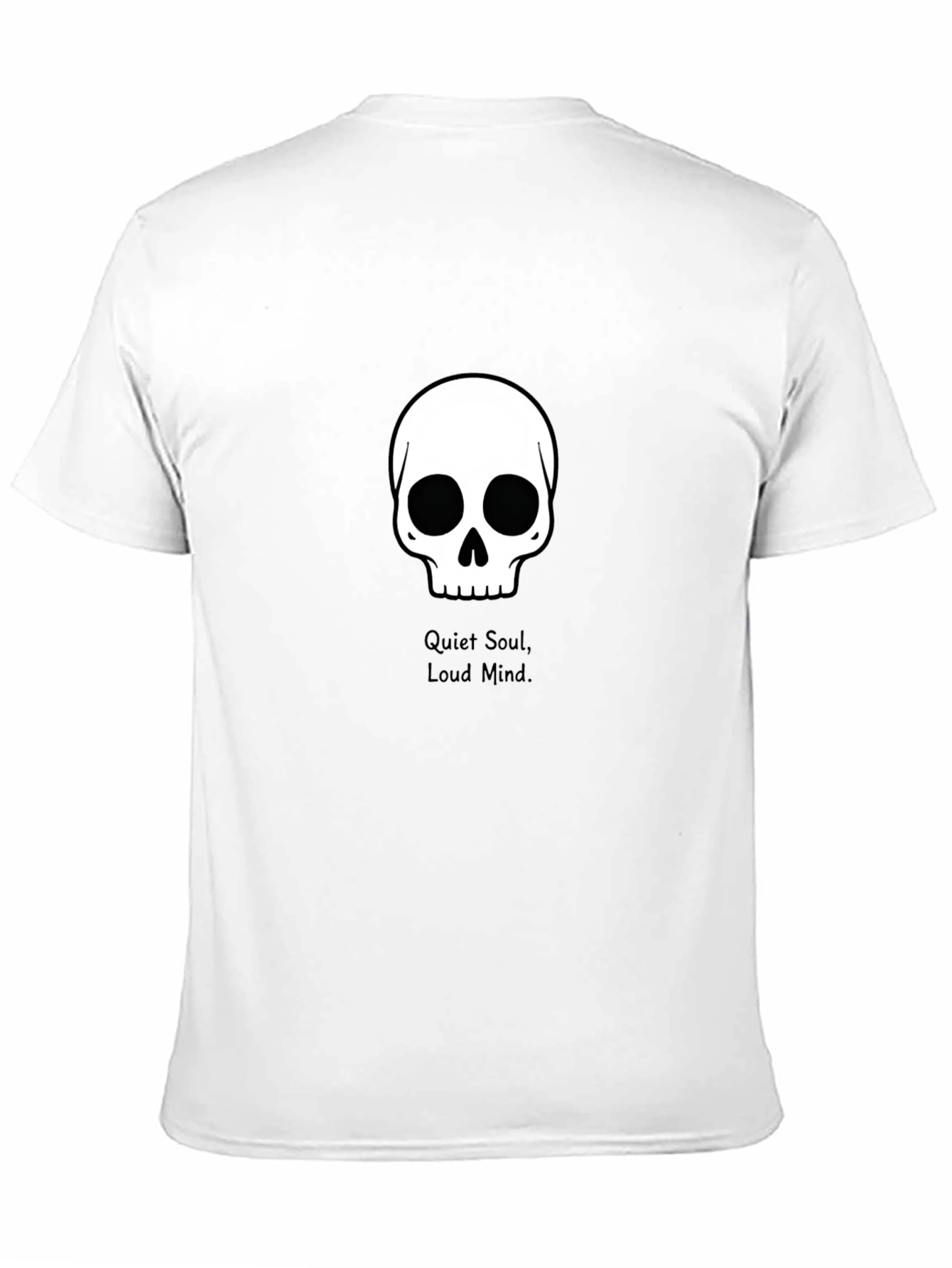 Skull Graphic Tee - Quiet Soul Loud Mind T-Shirt