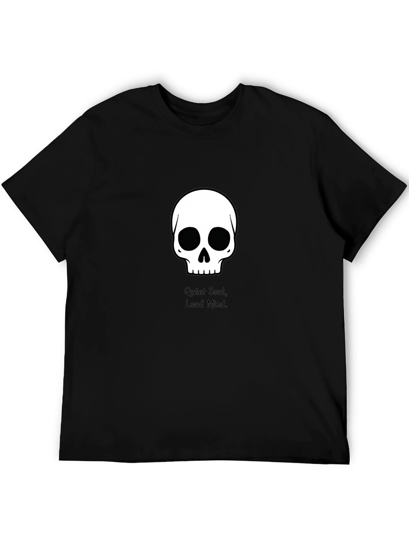 Skull Graphic Tee - Quiet Soul Loud Mind T-Shirt