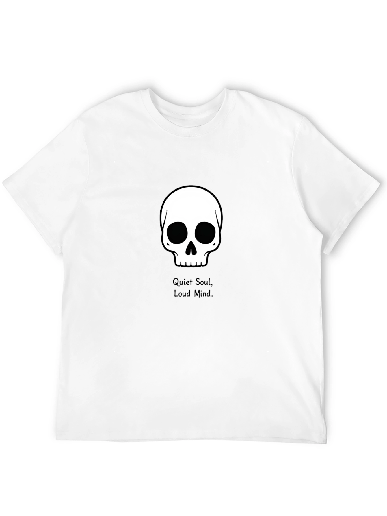 Skull Graphic Tee - Quiet Soul Loud Mind T-Shirt