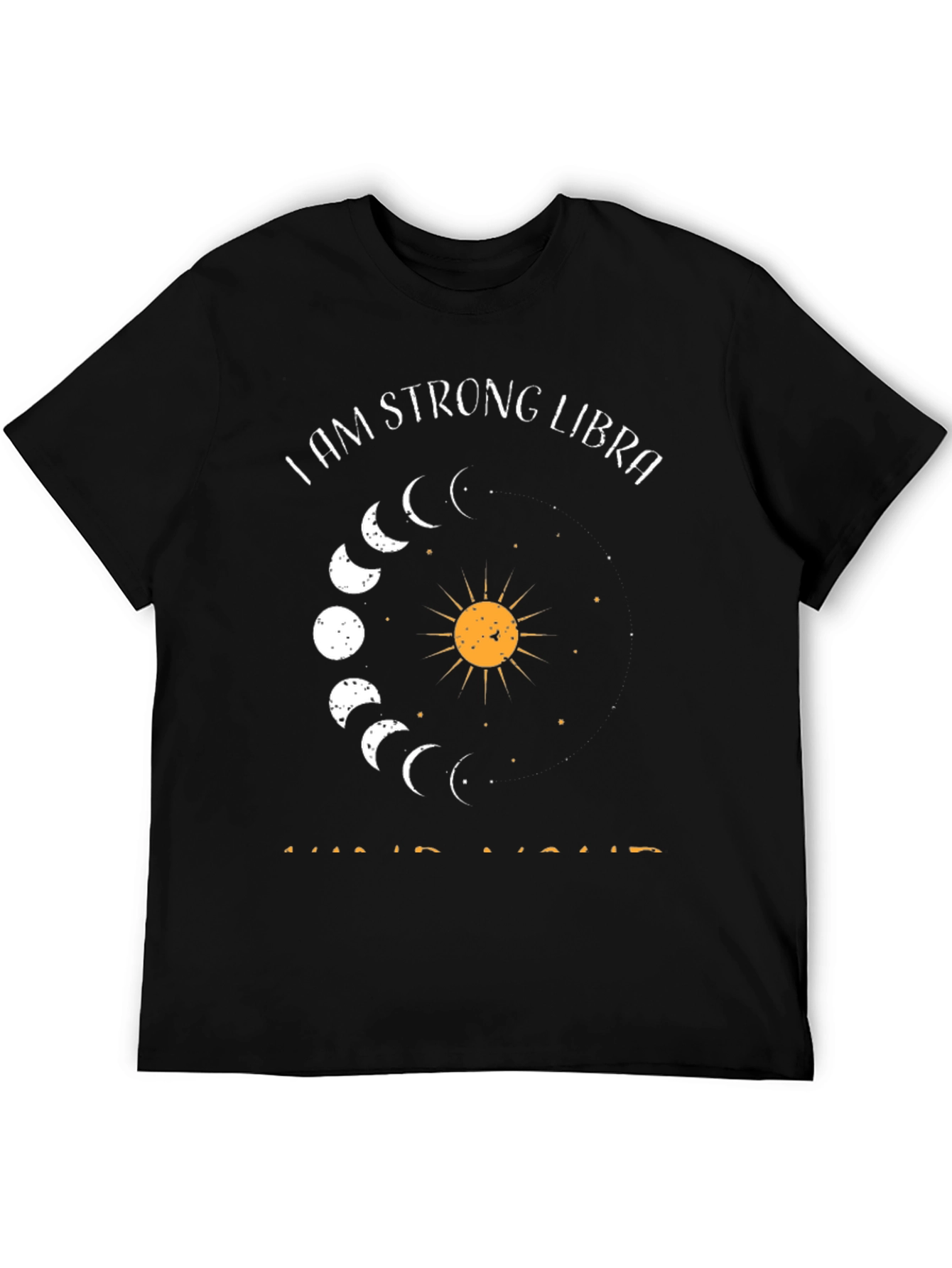 Strong Libra Moon Phase Graphic Tee