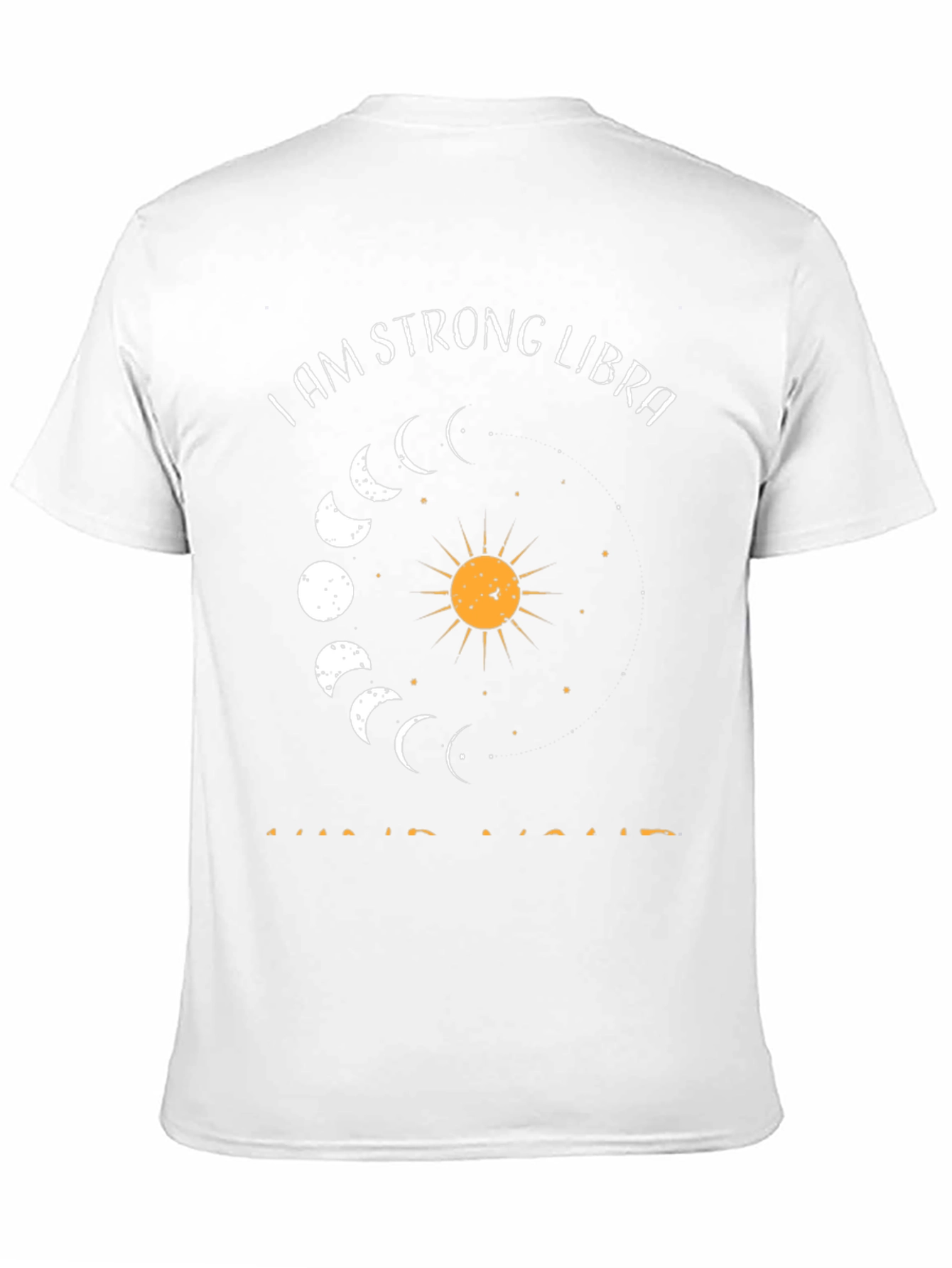 Strong Libra Moon Phase Graphic Tee
