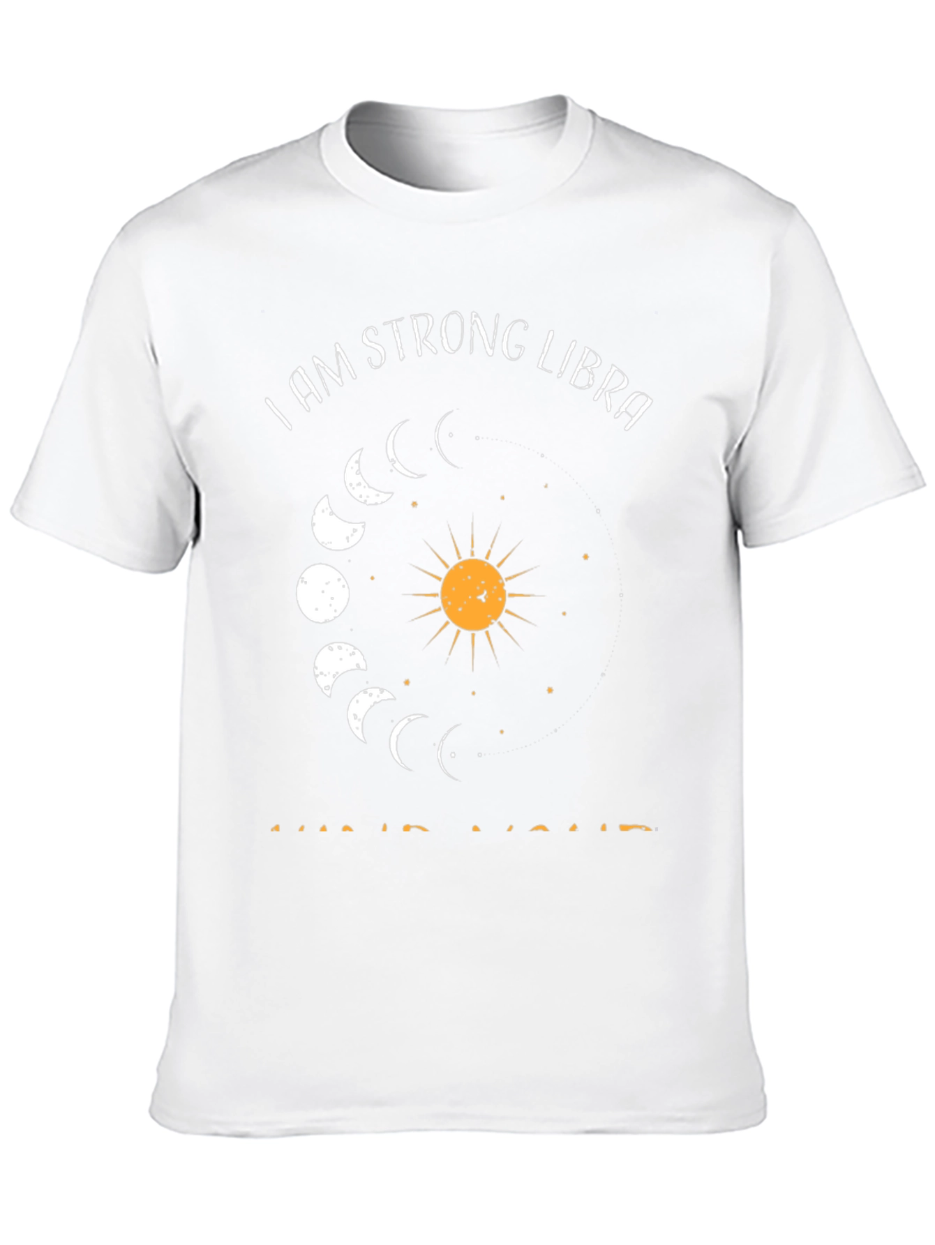 Strong Libra Moon Phase Graphic Tee