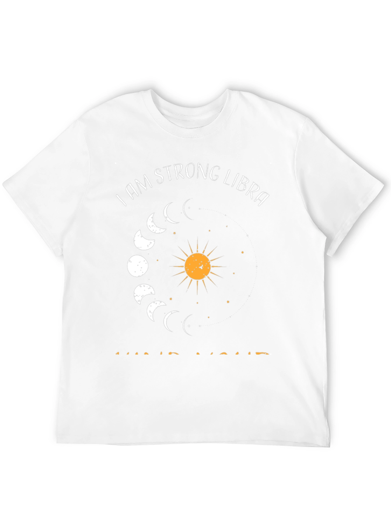 Strong Libra Moon Phase Graphic Tee