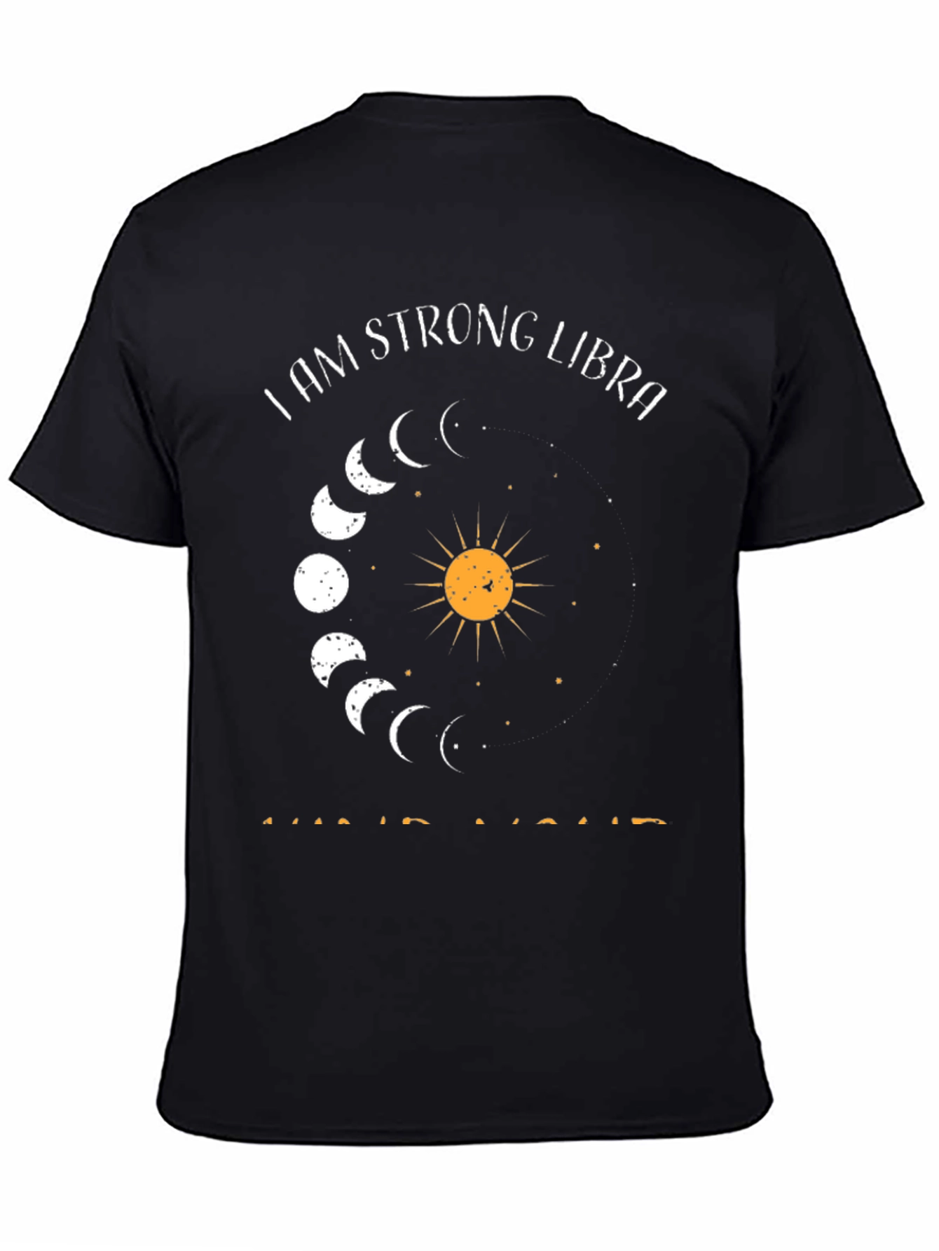 Strong Libra Moon Phase Graphic Tee