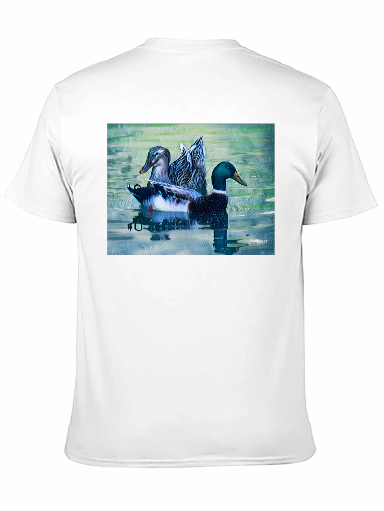 Mallard Duck Graphic Print Tee