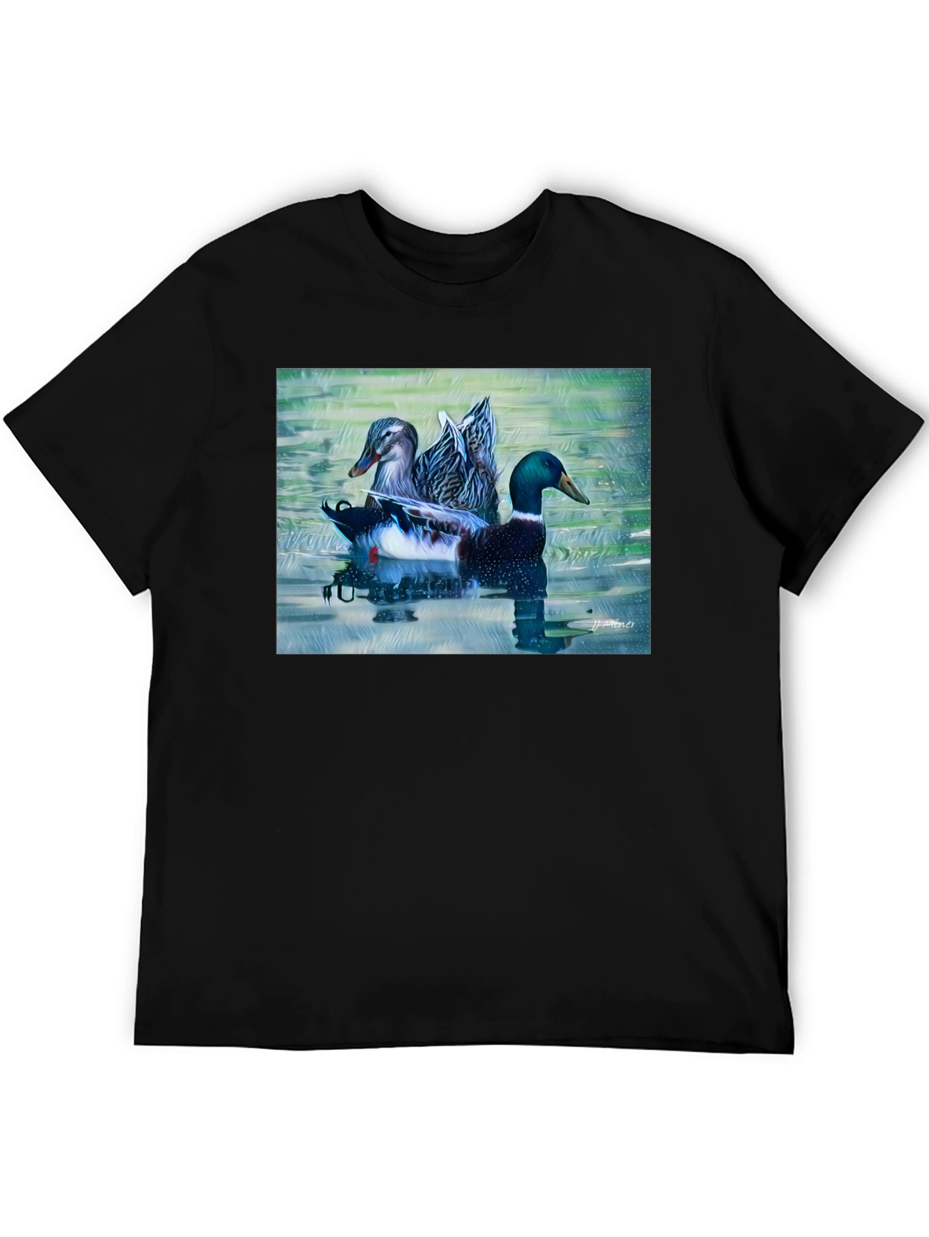 Mallard Duck Graphic Print Tee