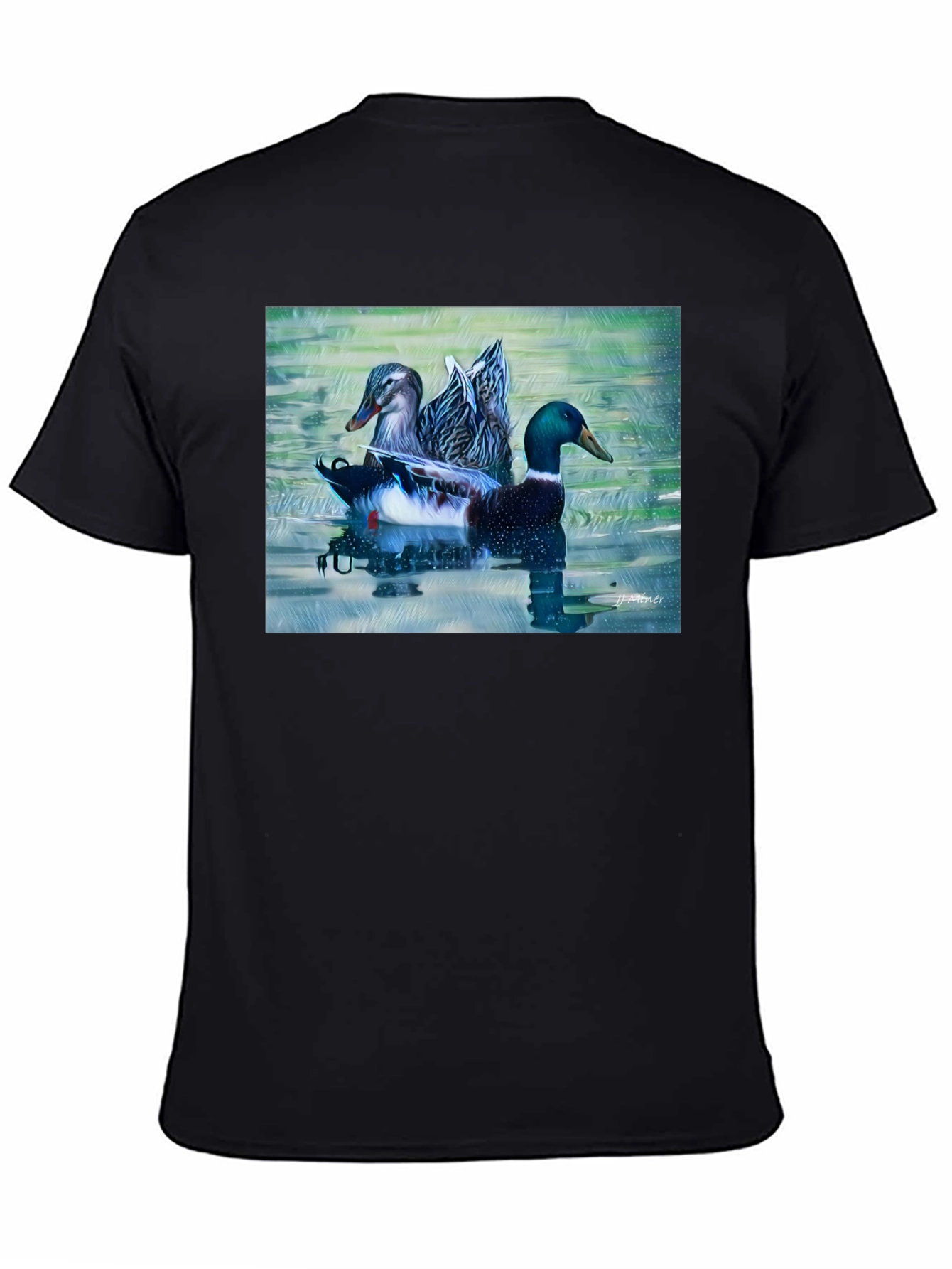 Mallard Duck Graphic Print Tee