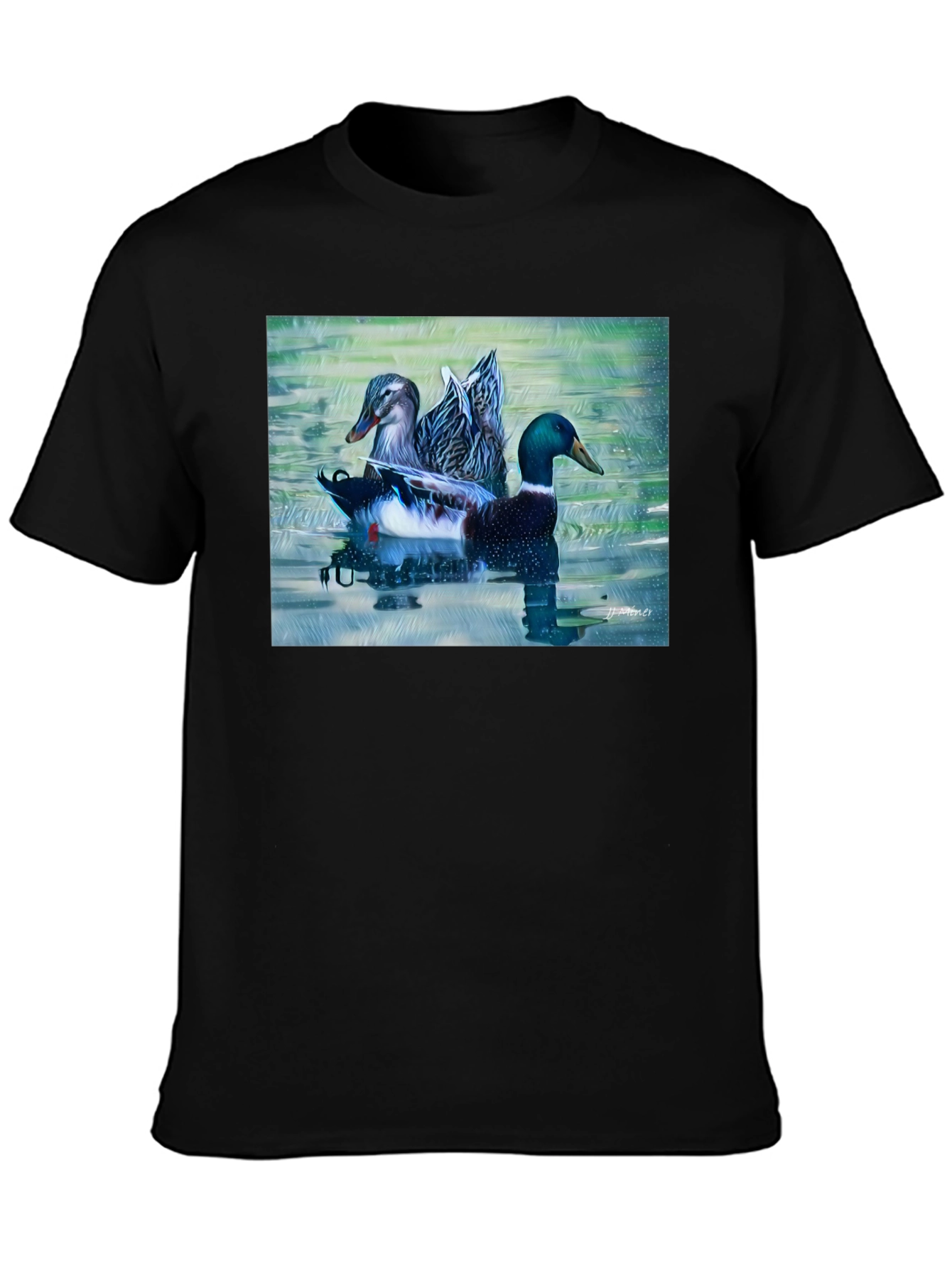 Mallard Duck Graphic Print Tee