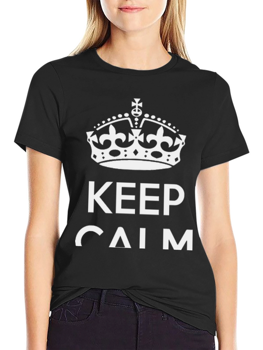 Keep Calm Graphic Tee - Black T-Shirt