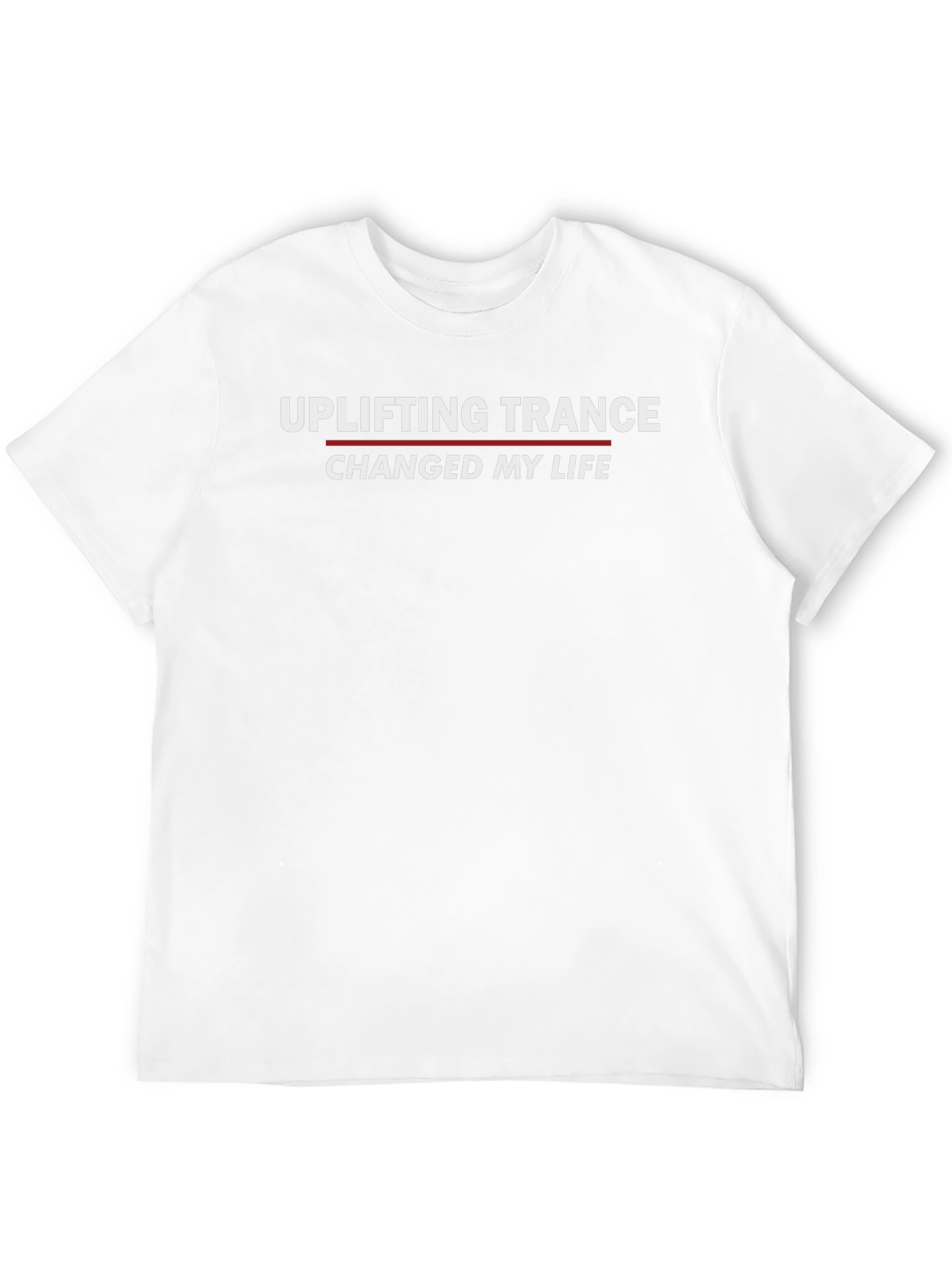 Uplifting Trance Changed My Life Black T-Shirt