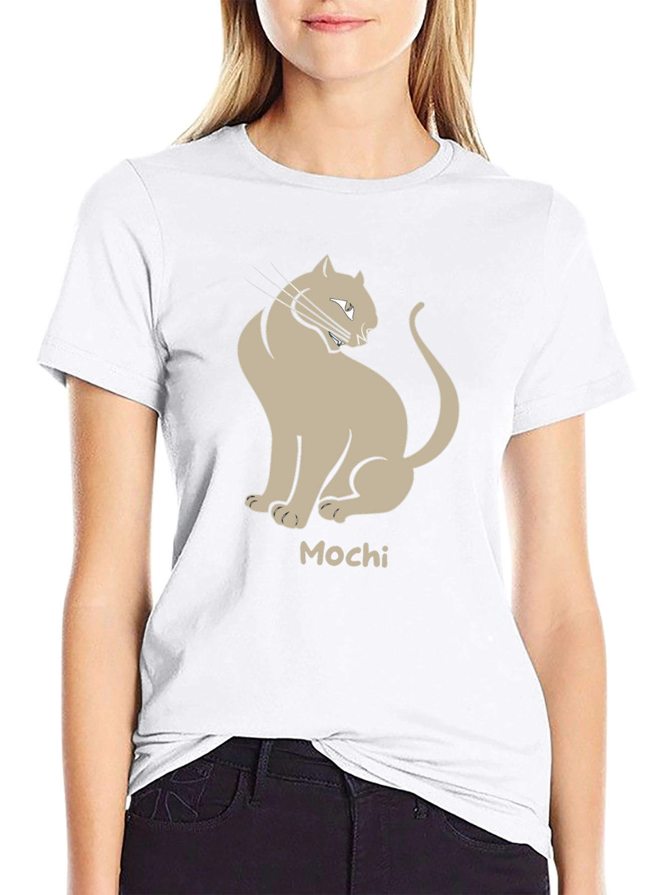 Mochi Cat Graphic T-Shirt - Stylish Unisex Tee