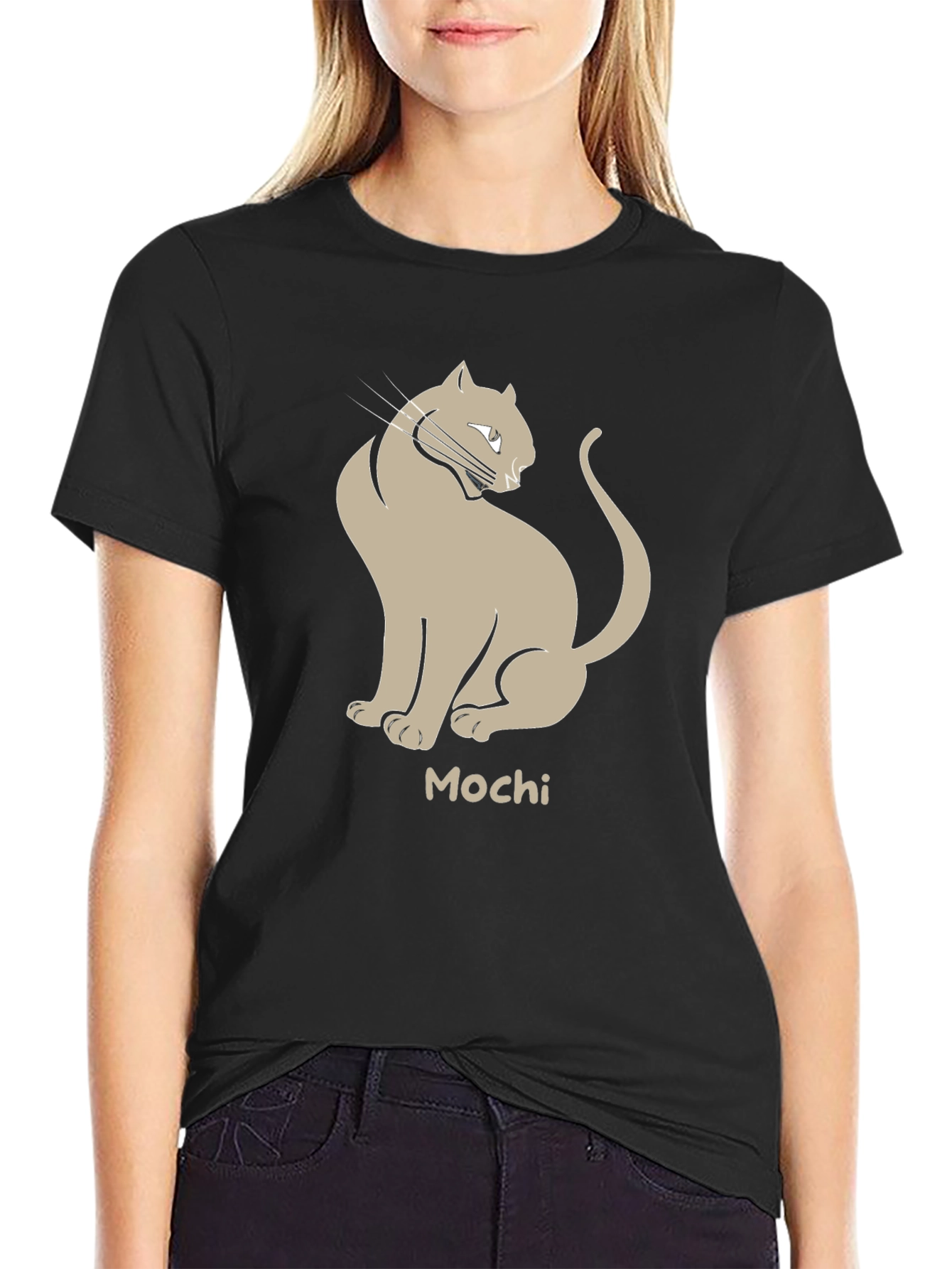 Mochi Cat Graphic T-Shirt - Stylish Unisex Tee