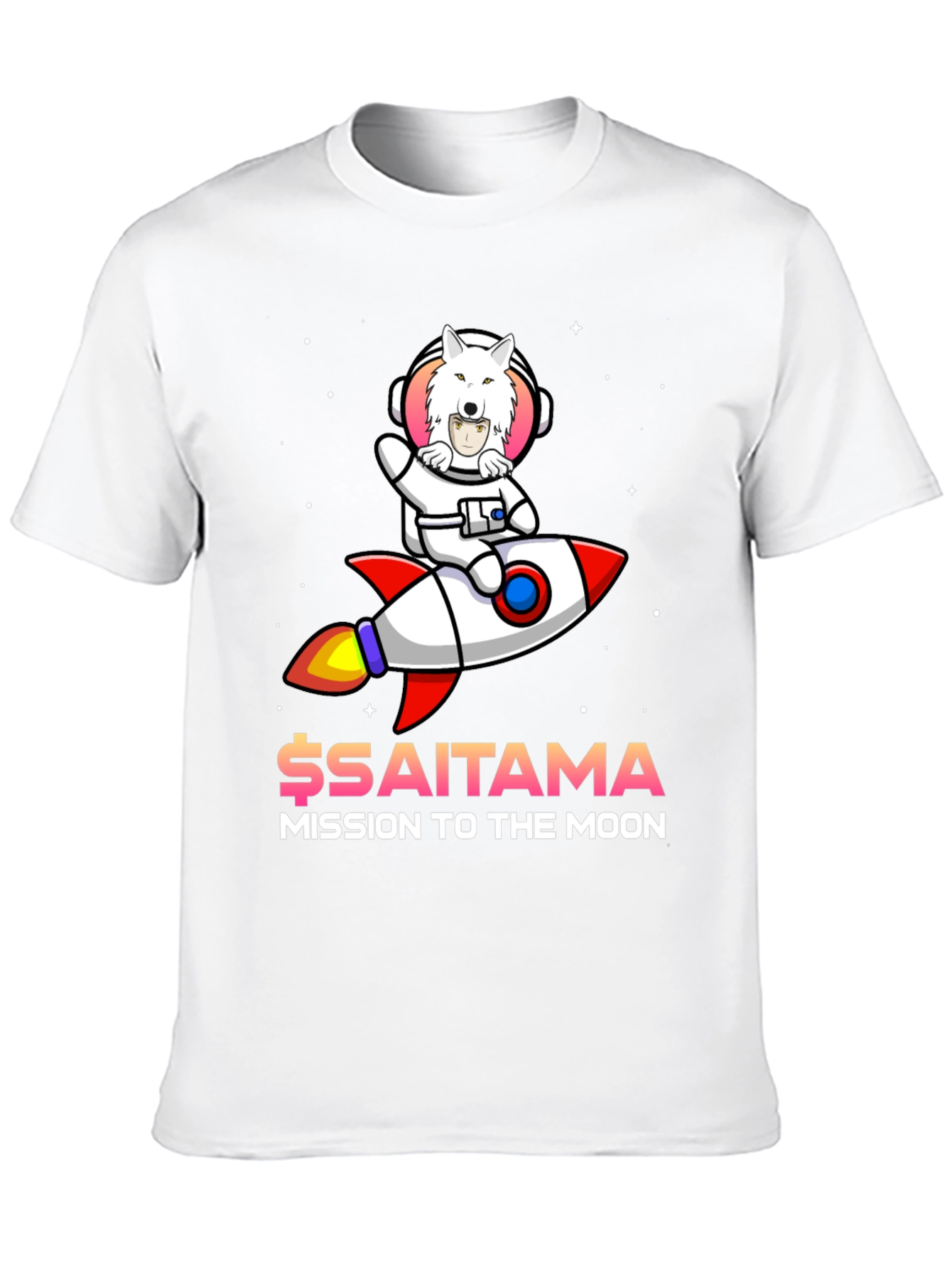 Saitama Mission to the Moon T-Shirt