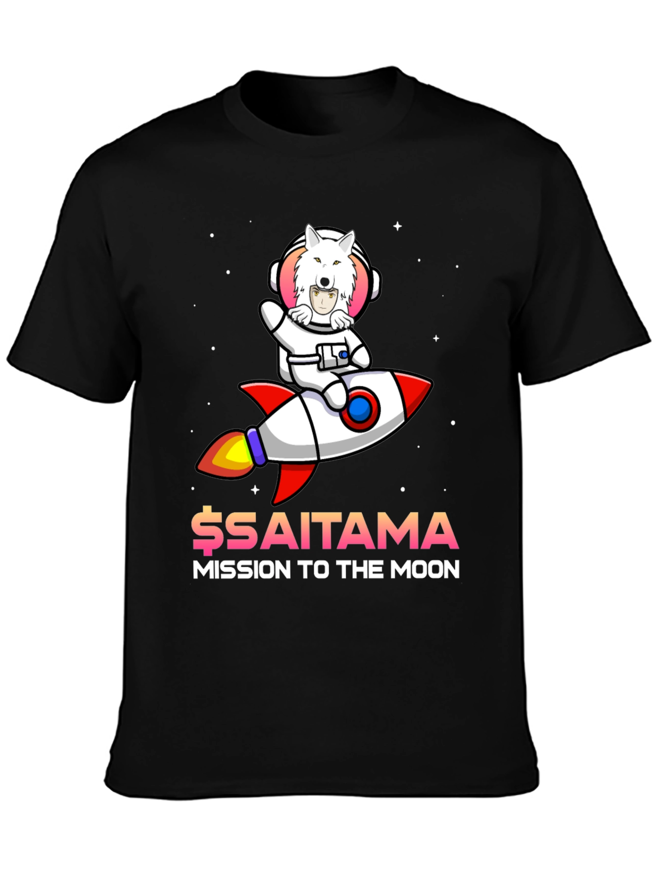Saitama Mission to the Moon T-Shirt