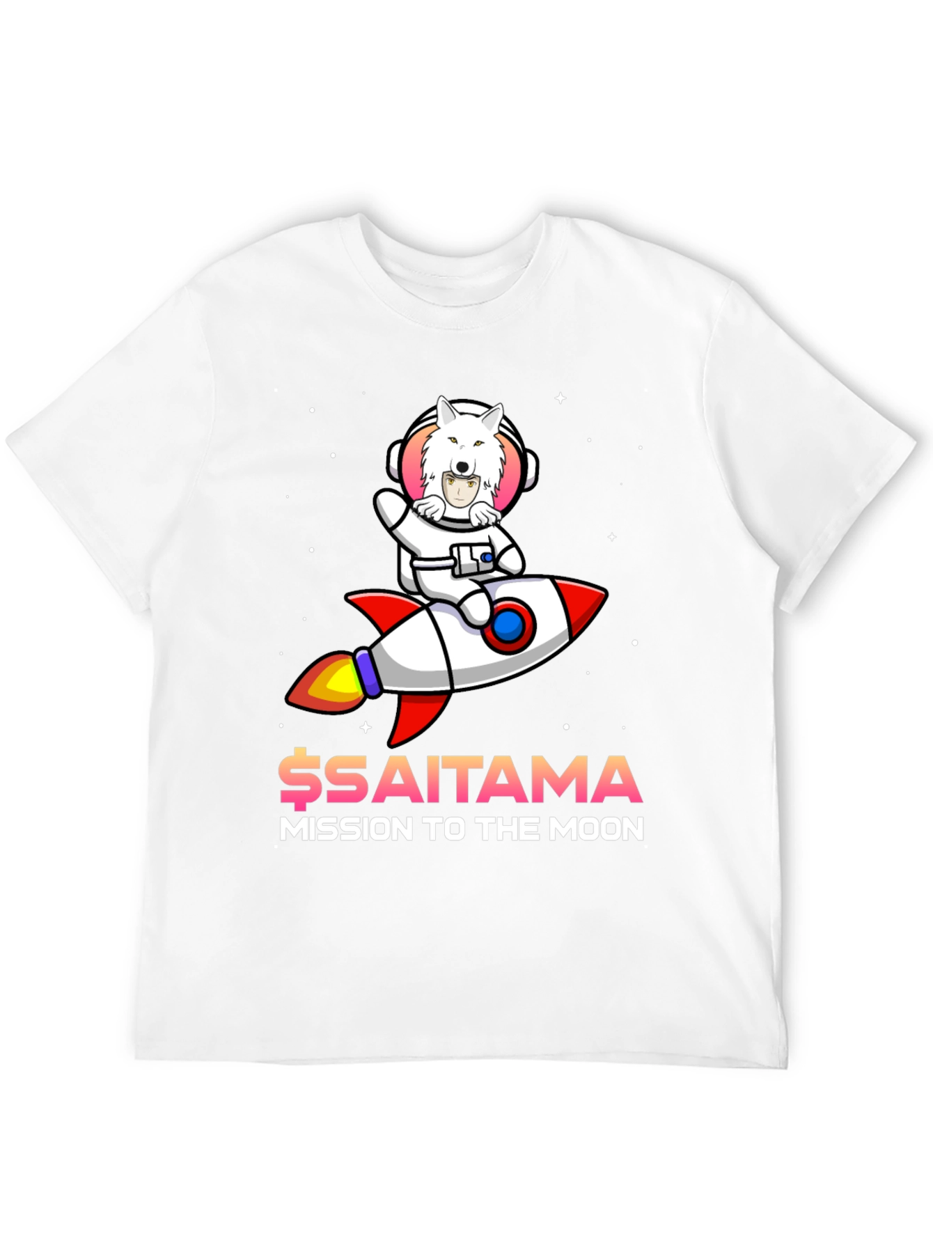 Saitama Mission to the Moon T-Shirt
