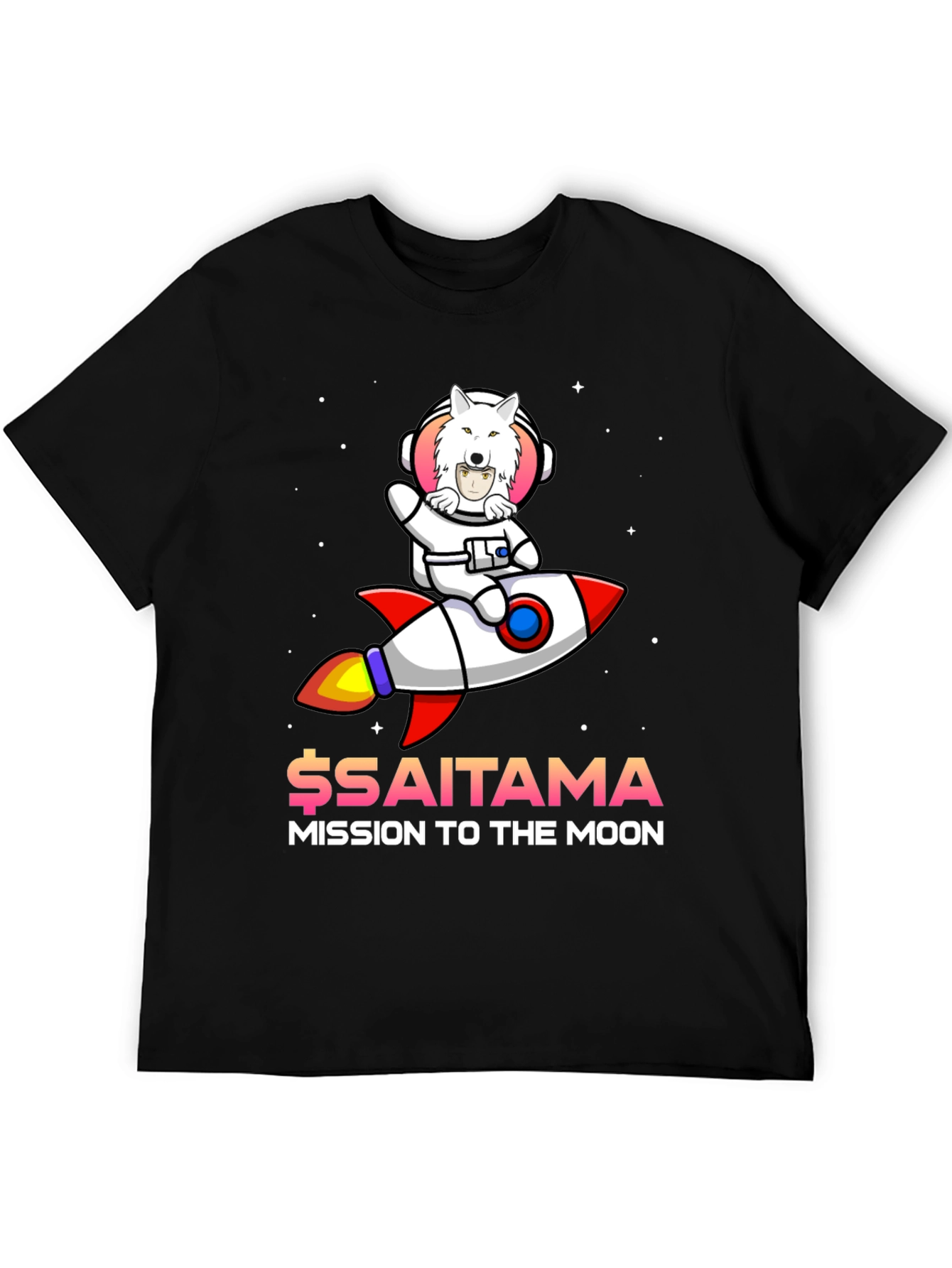 Saitama Mission to the Moon T-Shirt