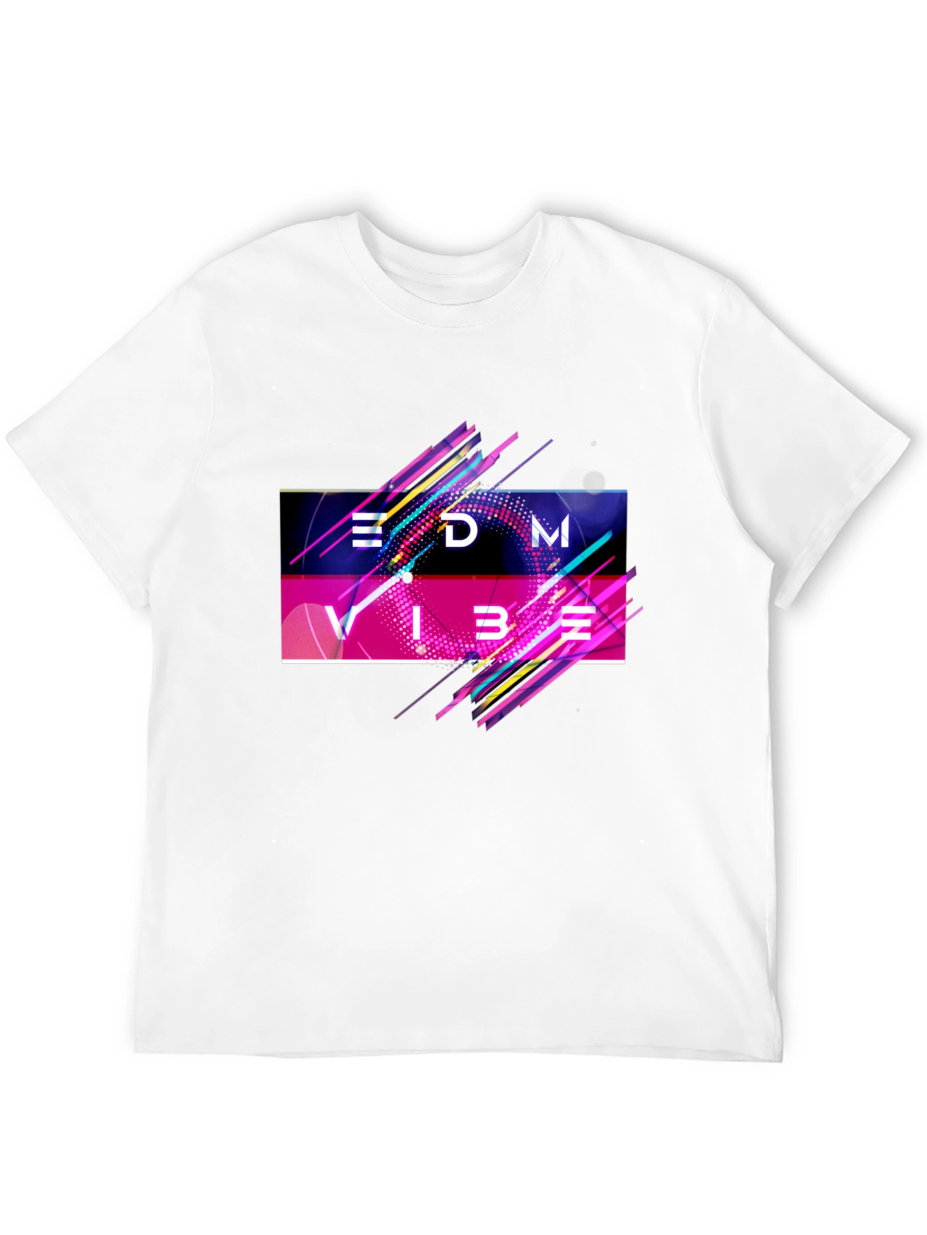 EDM Vibe Graphic Tee - Stylish Black T-Shirt