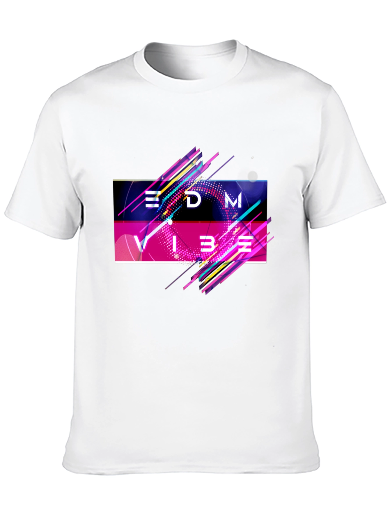 EDM Vibe Graphic Tee - Stylish Black T-Shirt