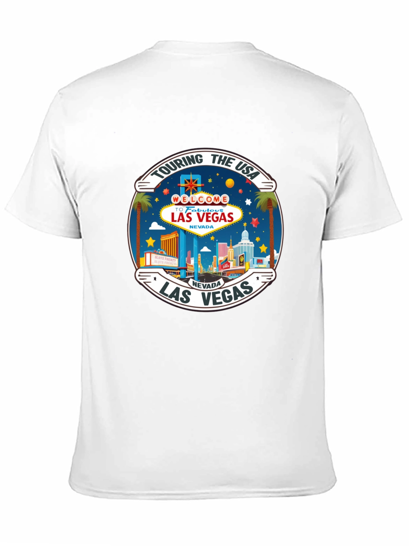 Las Vegas Nevada USA Vacation Souvenir Black T-Shirt