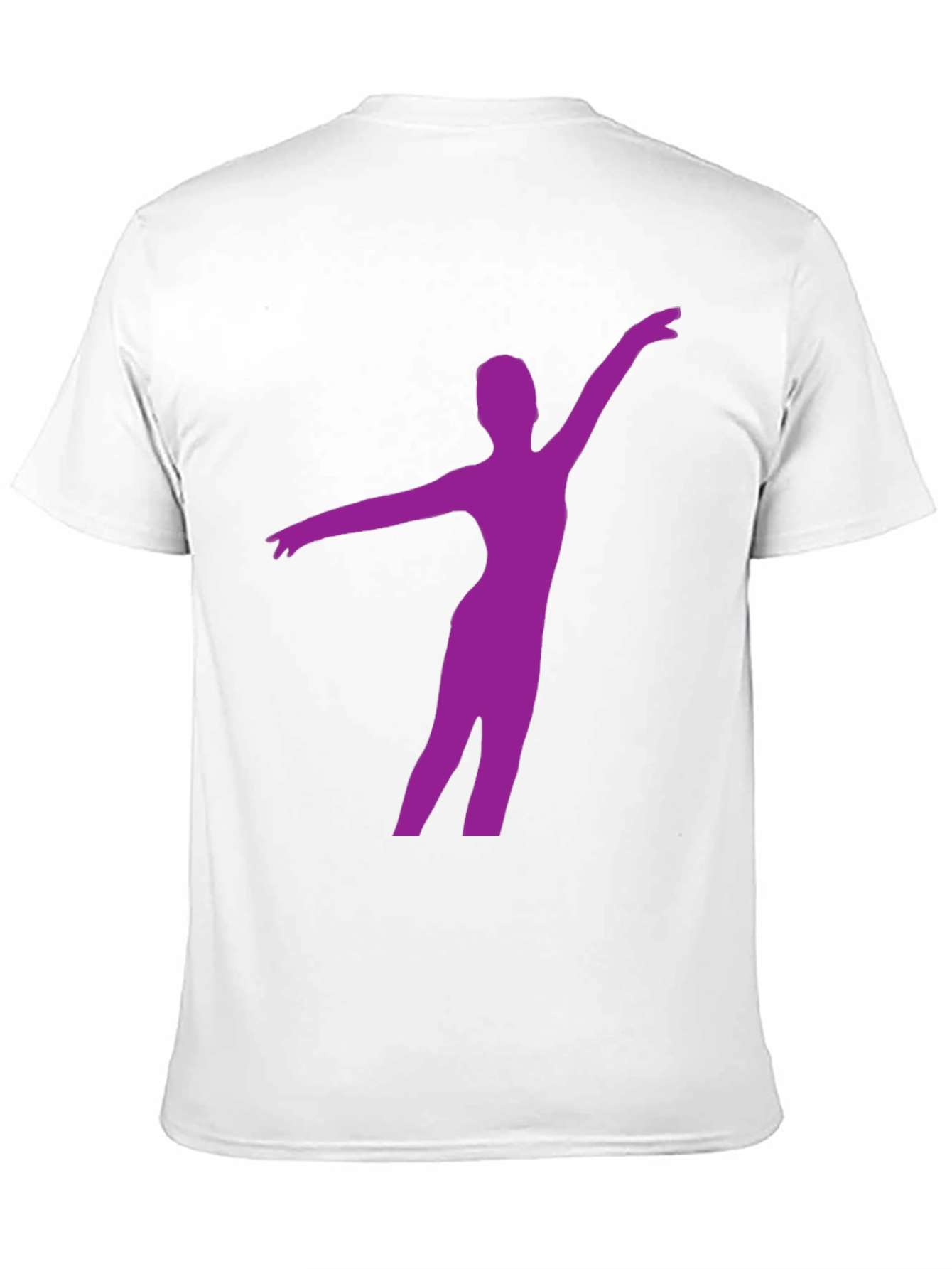 Ballerina Silhouette Tee - Black Cotton Graphic T-Shirt