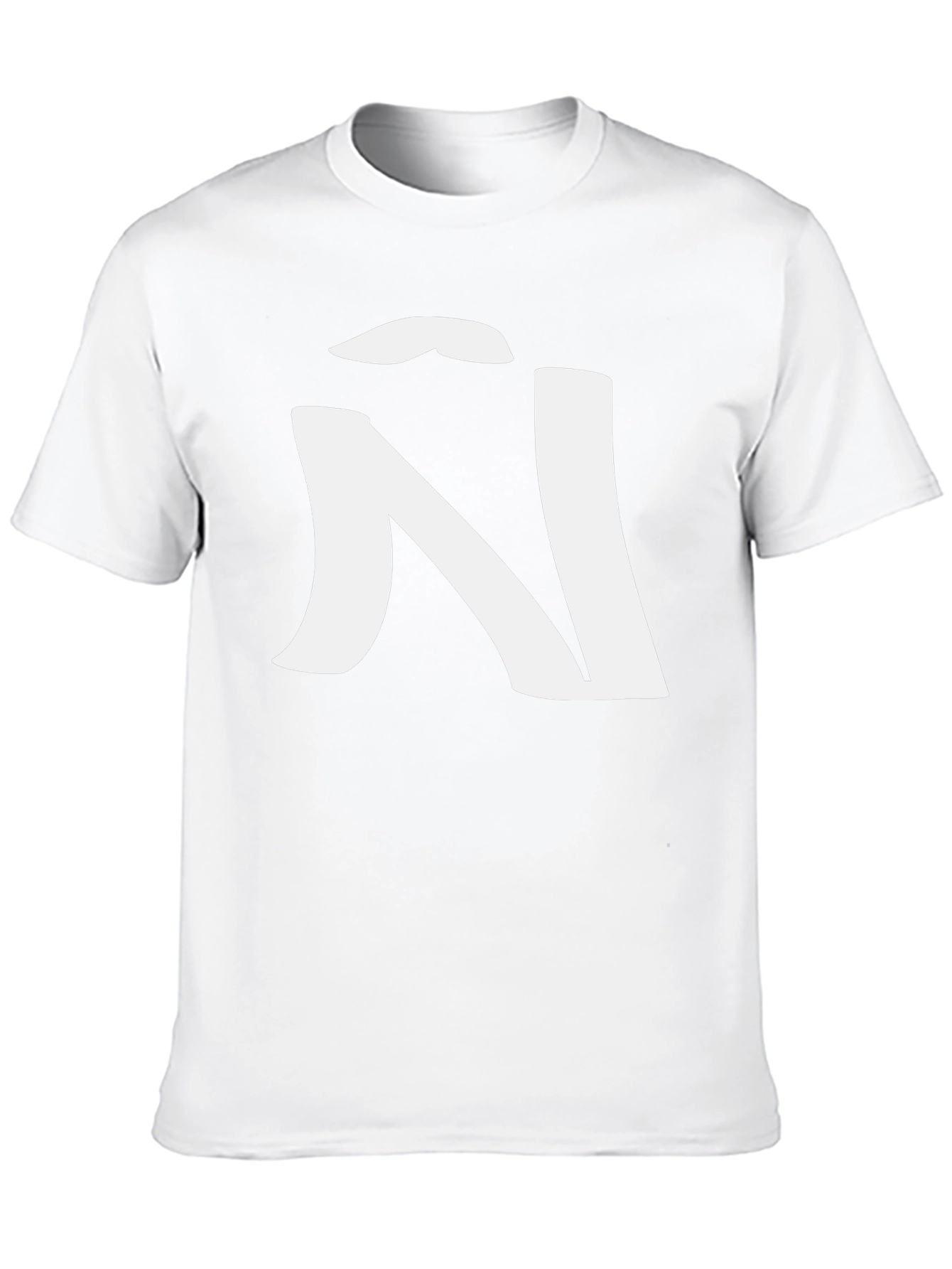 Black T-Shirt with White Ñ Design