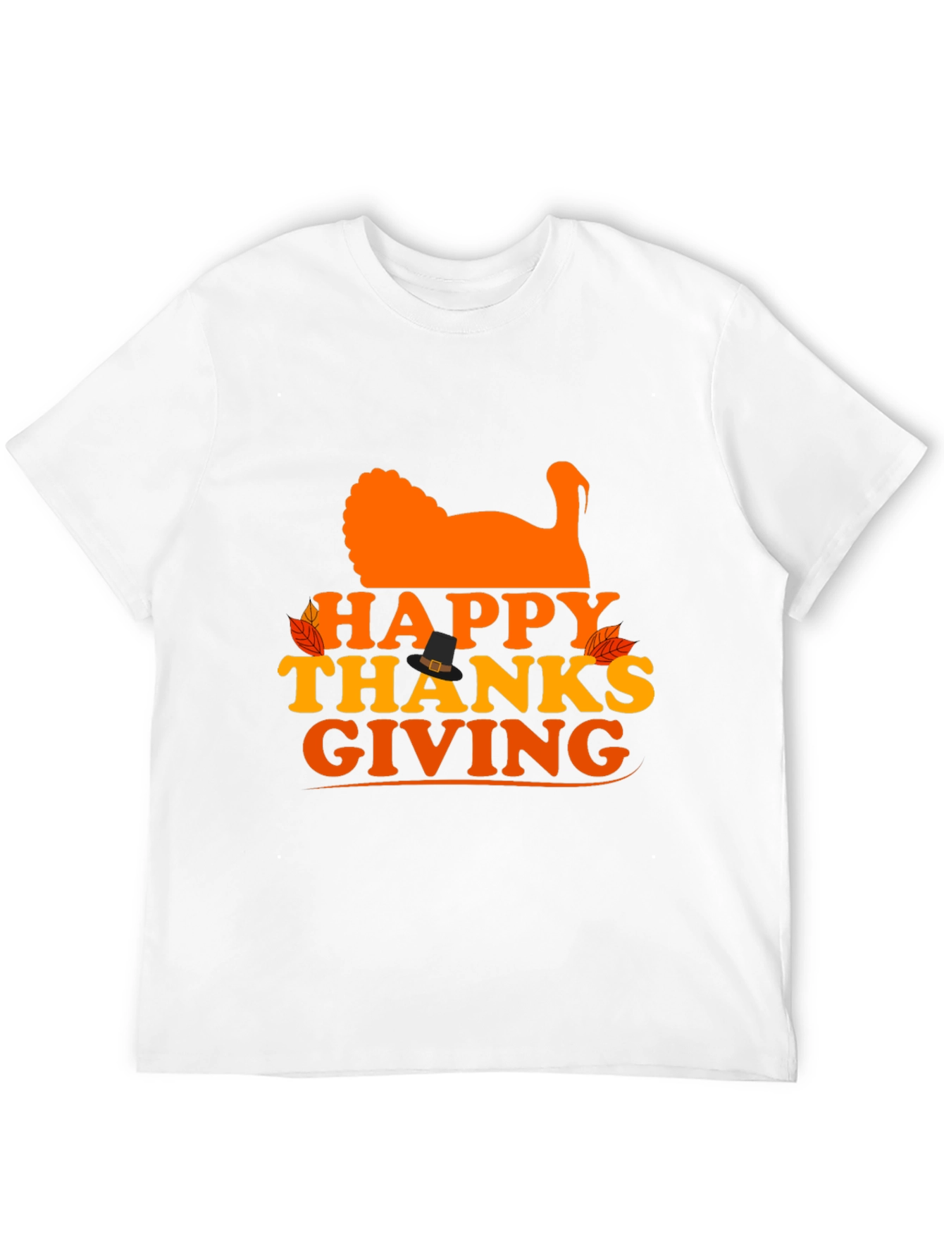 Happy Thanksgiving Turkey Graphic Tee