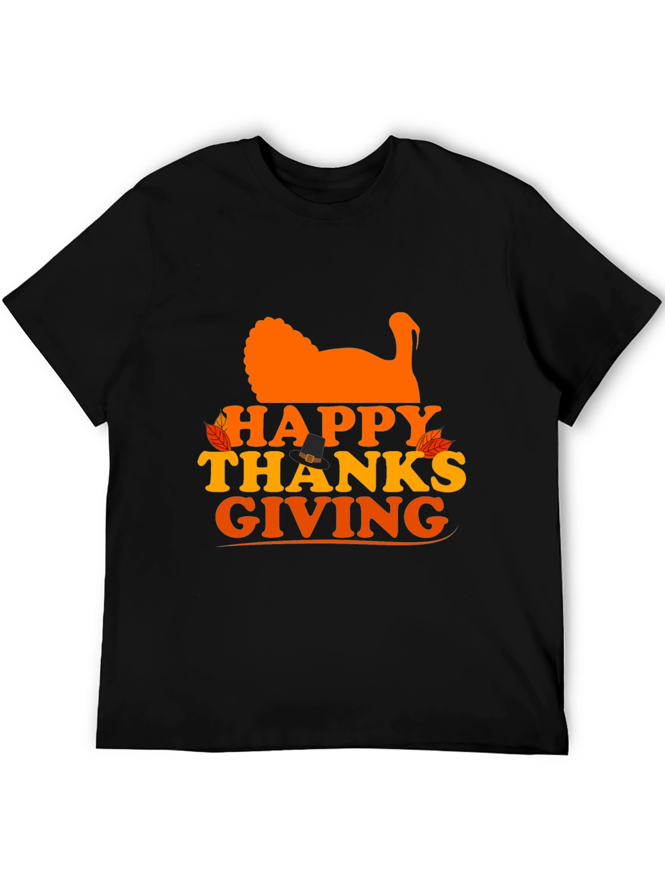 Happy Thanksgiving Turkey Graphic Tee