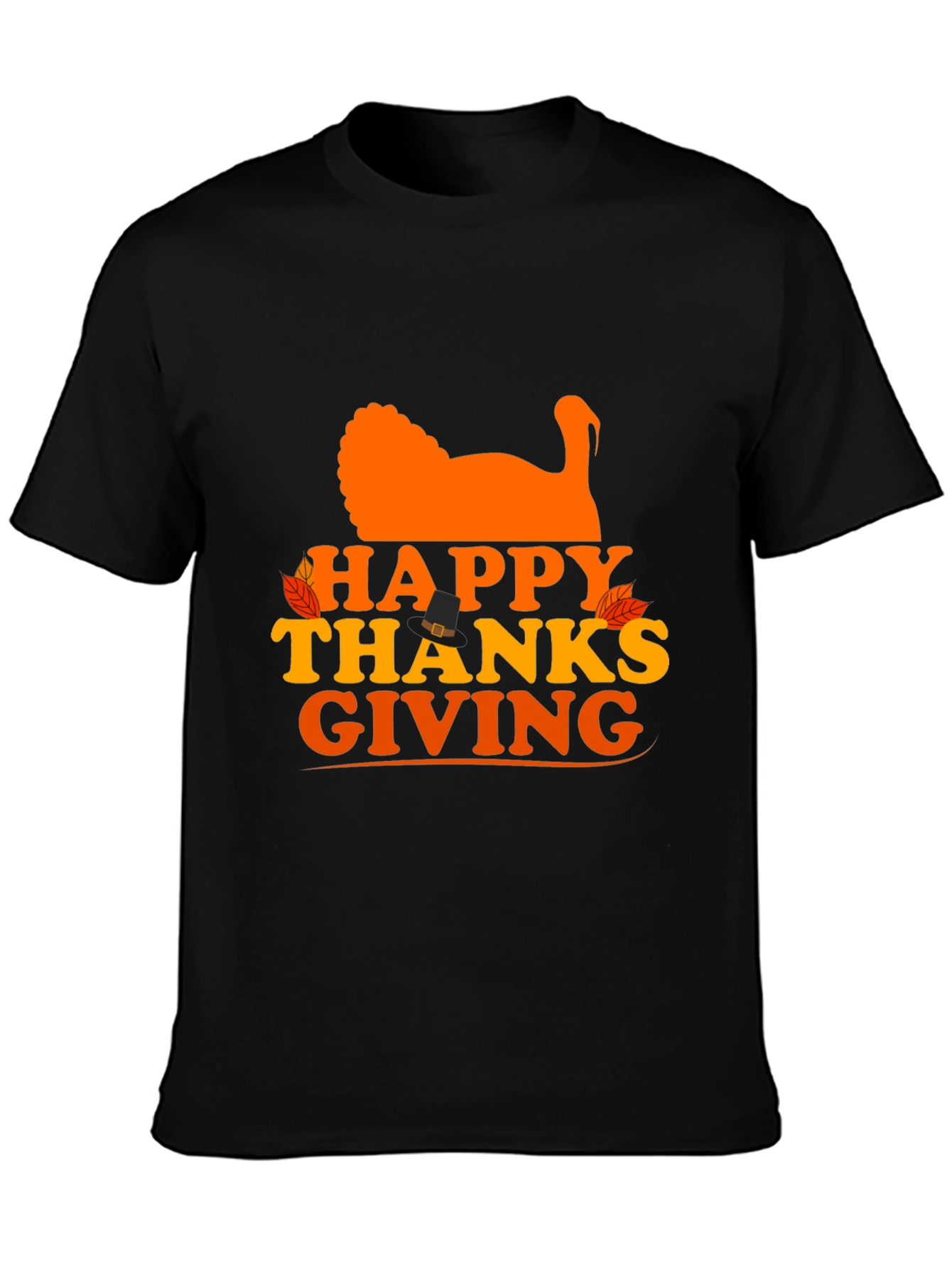 Happy Thanksgiving Turkey Graphic Tee