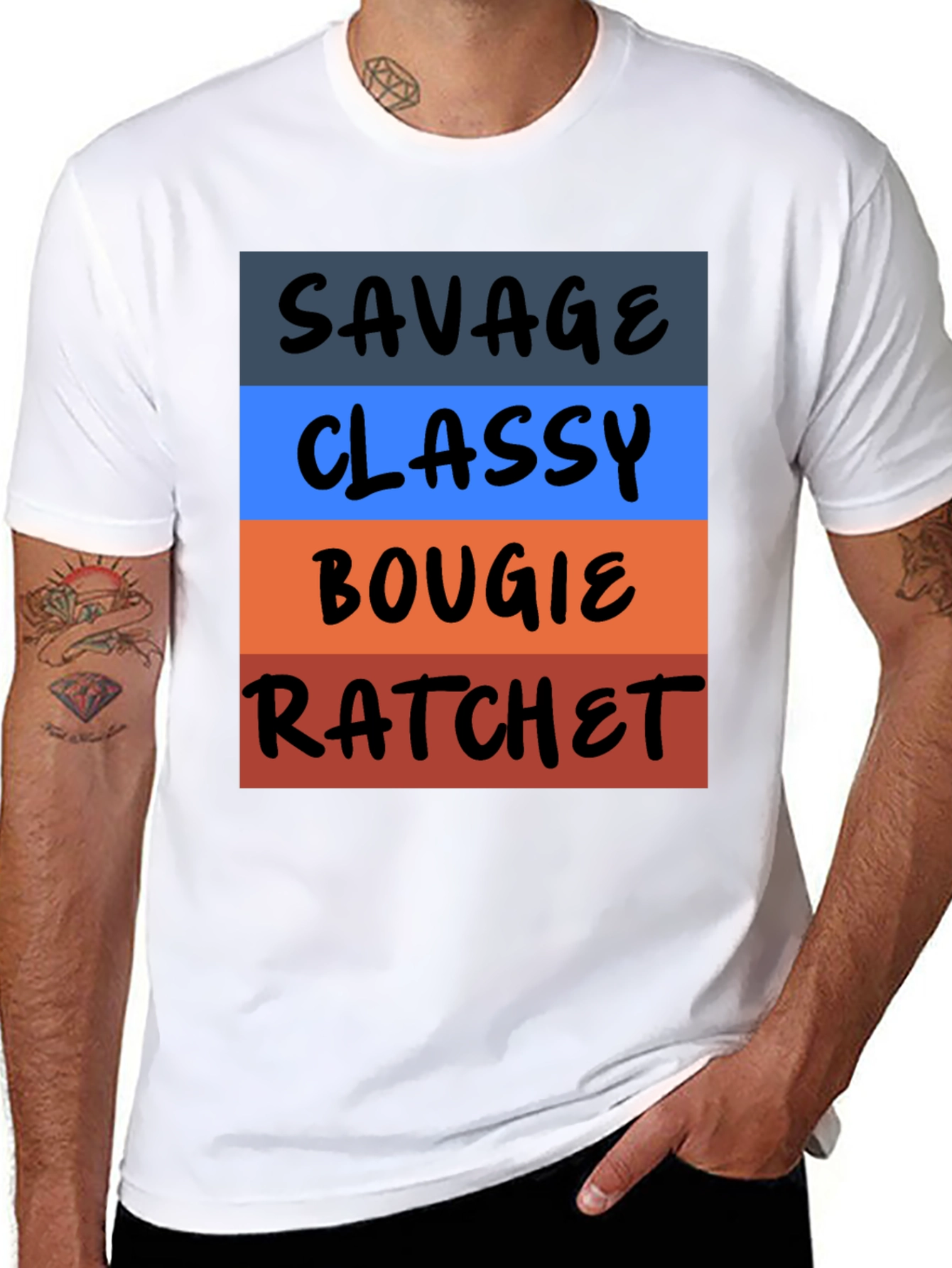 Savage Classy Bougie Ratchet Graphic Tee