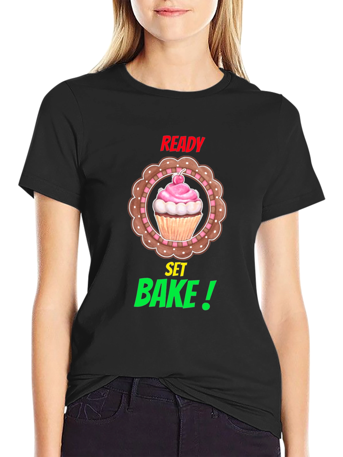 Ready Set Bake T-Shirt | Cupcake Tee