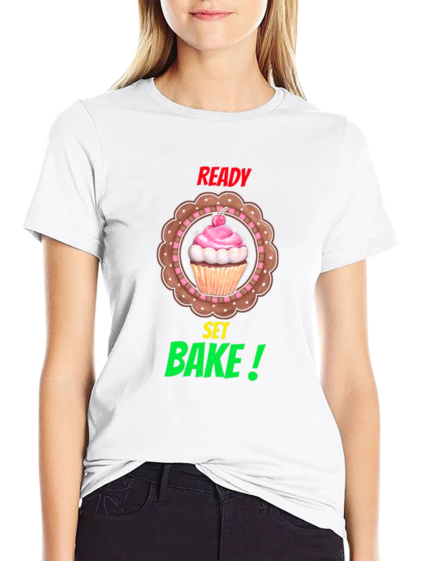 Ready Set Bake T-Shirt | Cupcake Tee