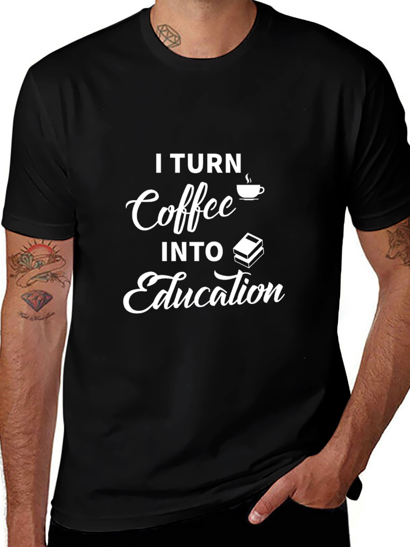 Coffee to Education T-Shirt - Funny Teacher Apparel