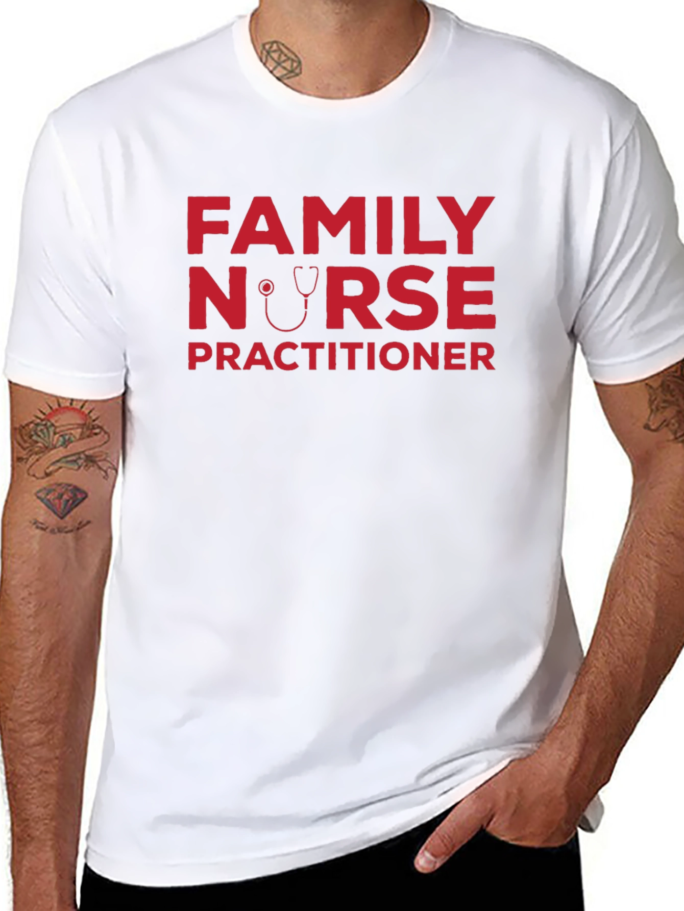 Family Nurse Practitioner Black T-Shirt