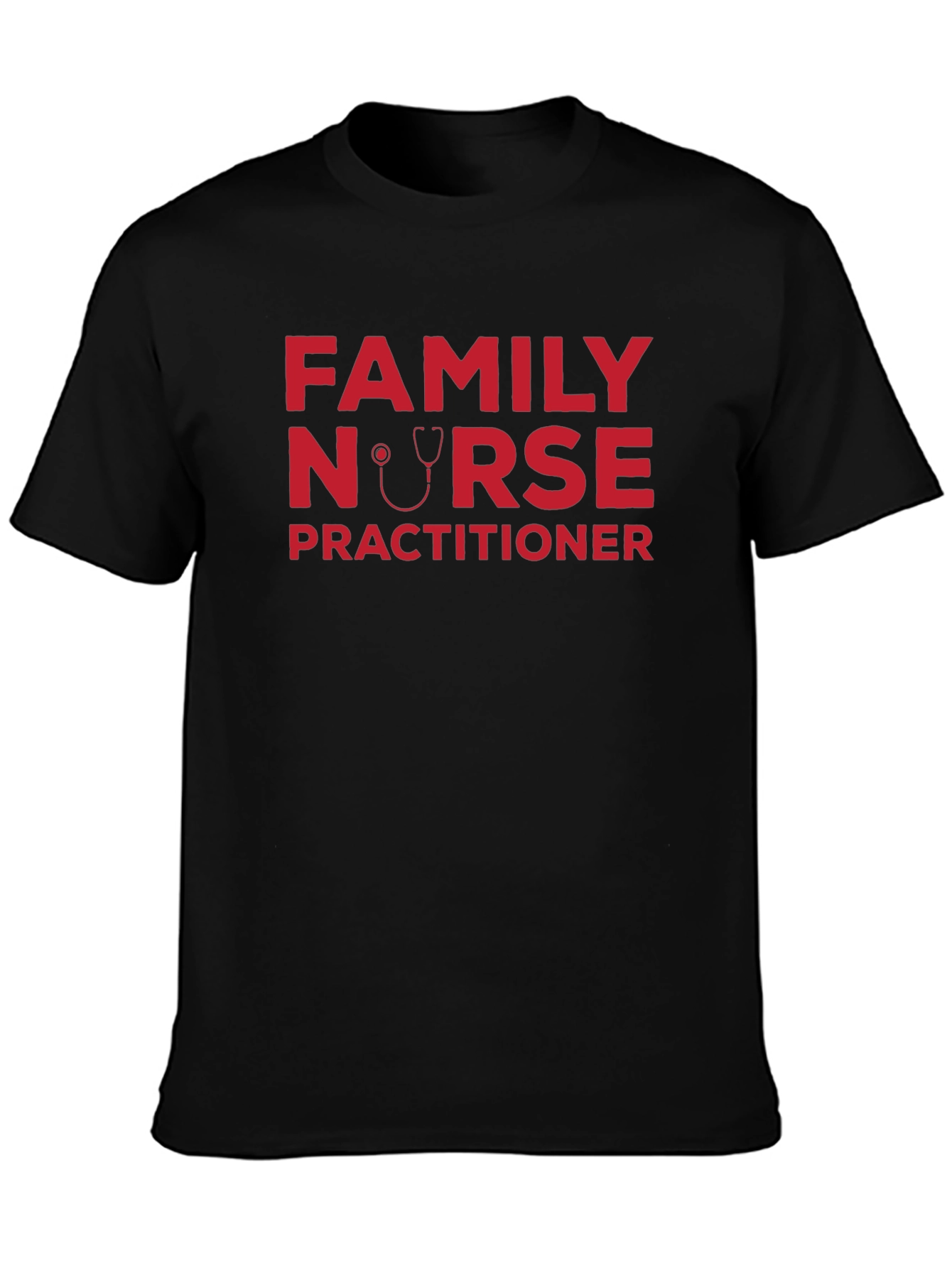 Family Nurse Practitioner Black T-Shirt