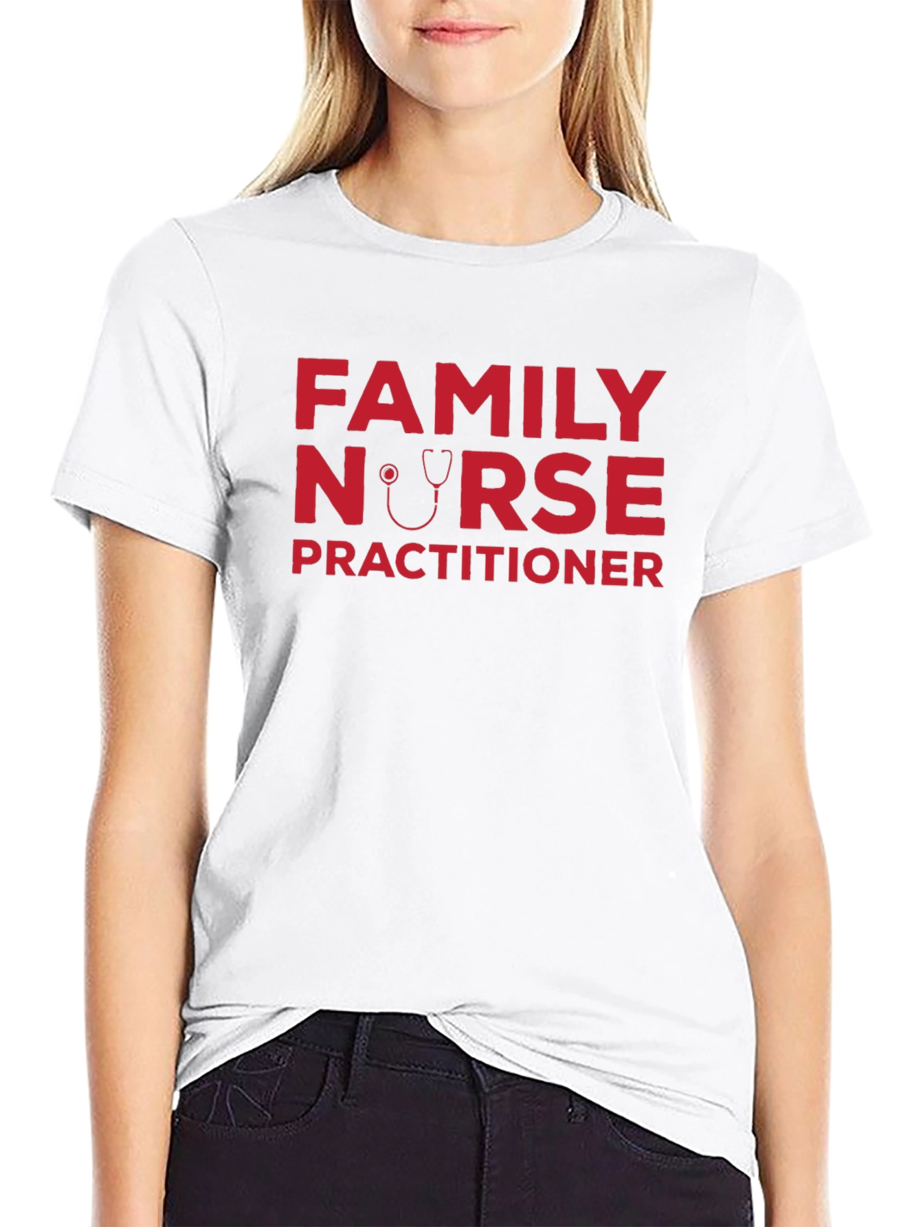Family Nurse Practitioner Black T-Shirt