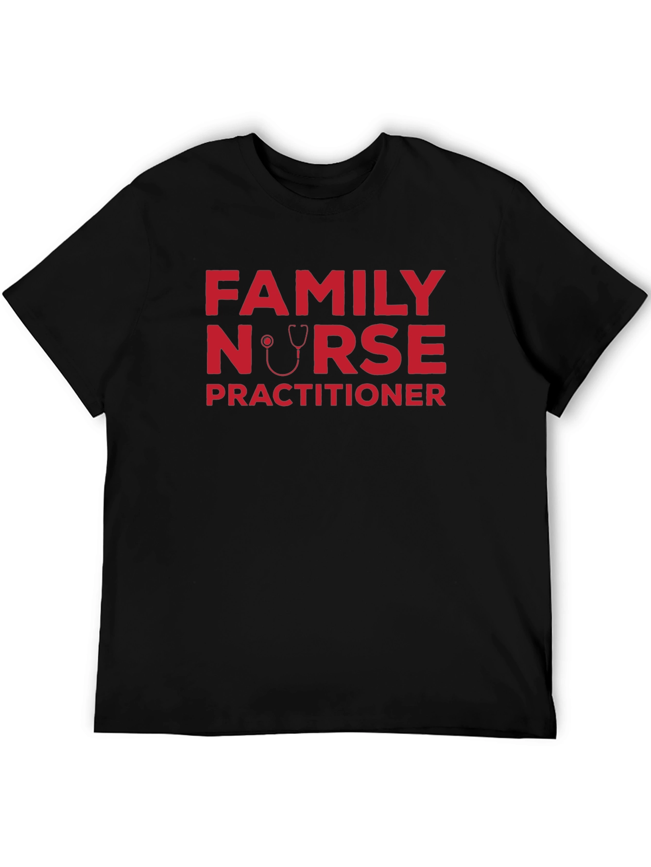 Family Nurse Practitioner Black T-Shirt