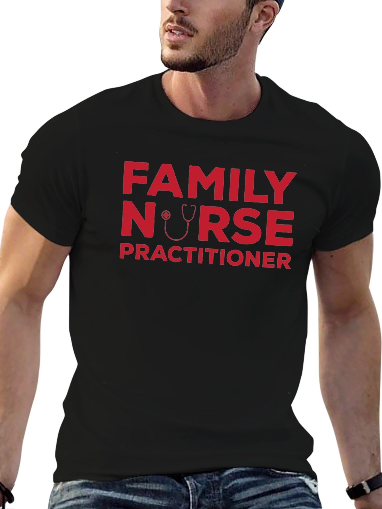 Family Nurse Practitioner Black T-Shirt