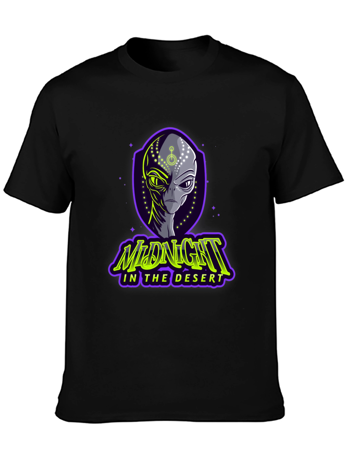 Midnight in the Desert Alien Graphic Tee